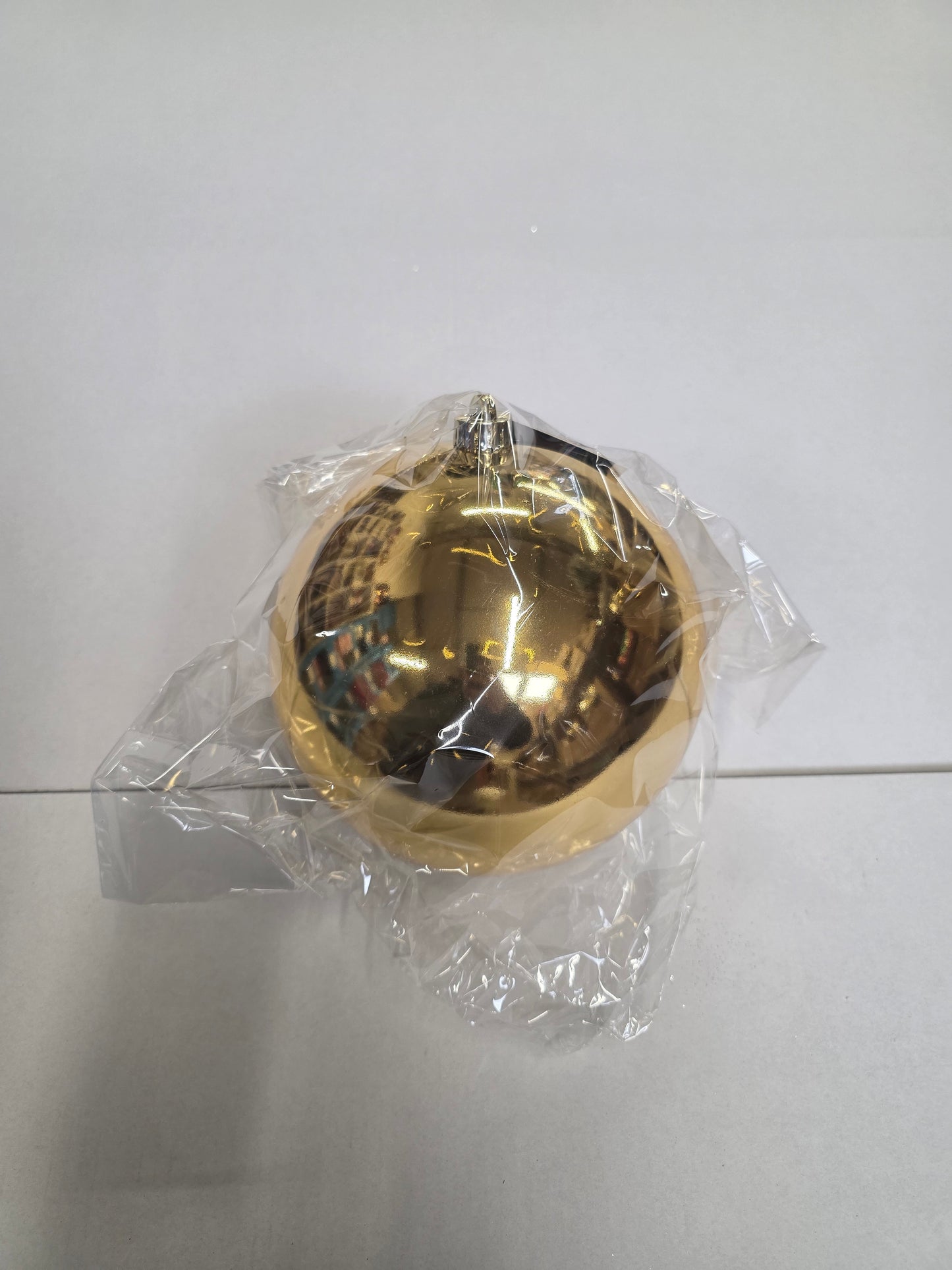 Bauble Unbreakable 20cm Shiny Gold X1