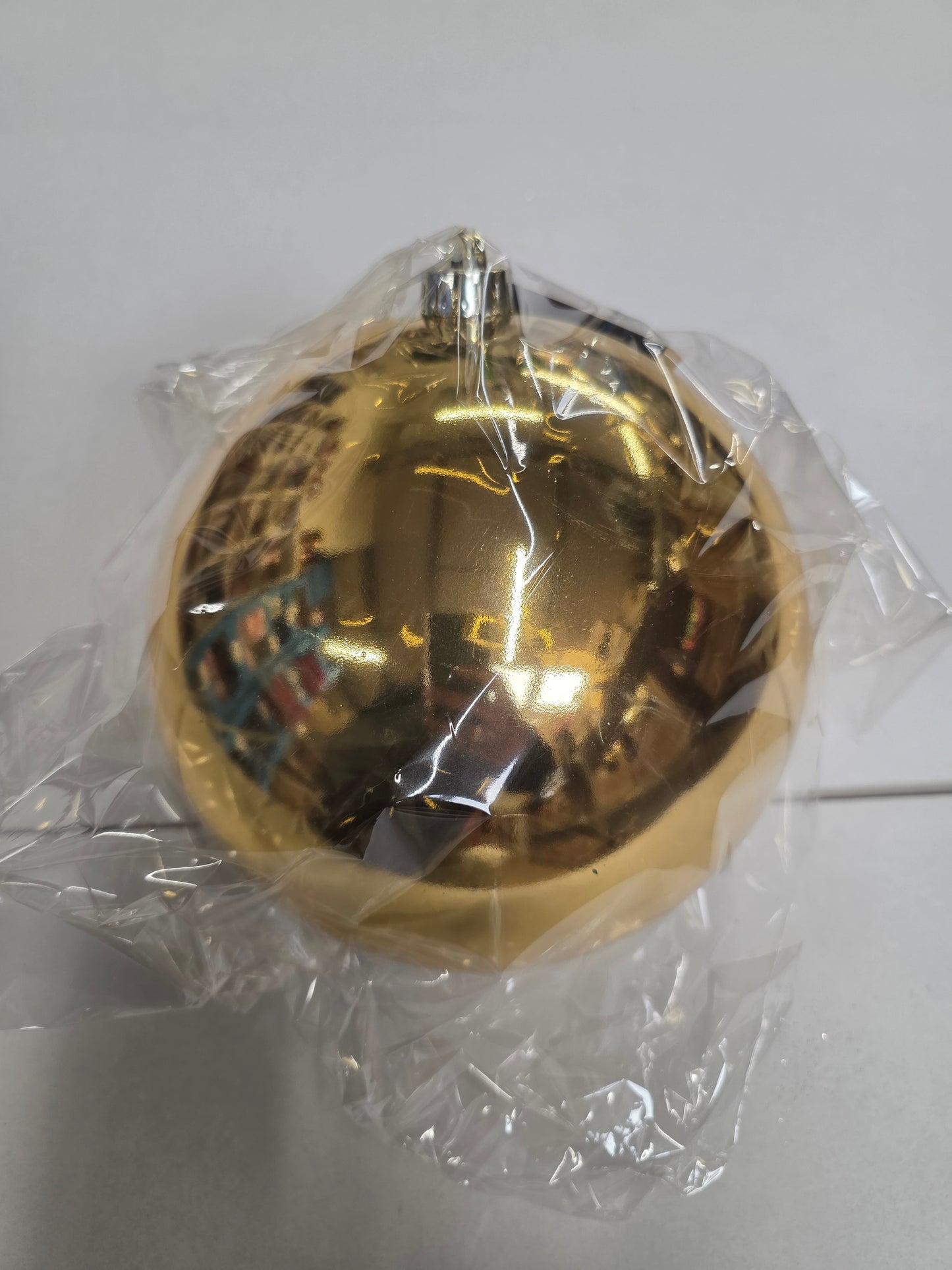 Bauble Unbreakable 20cm Shiny Gold X1