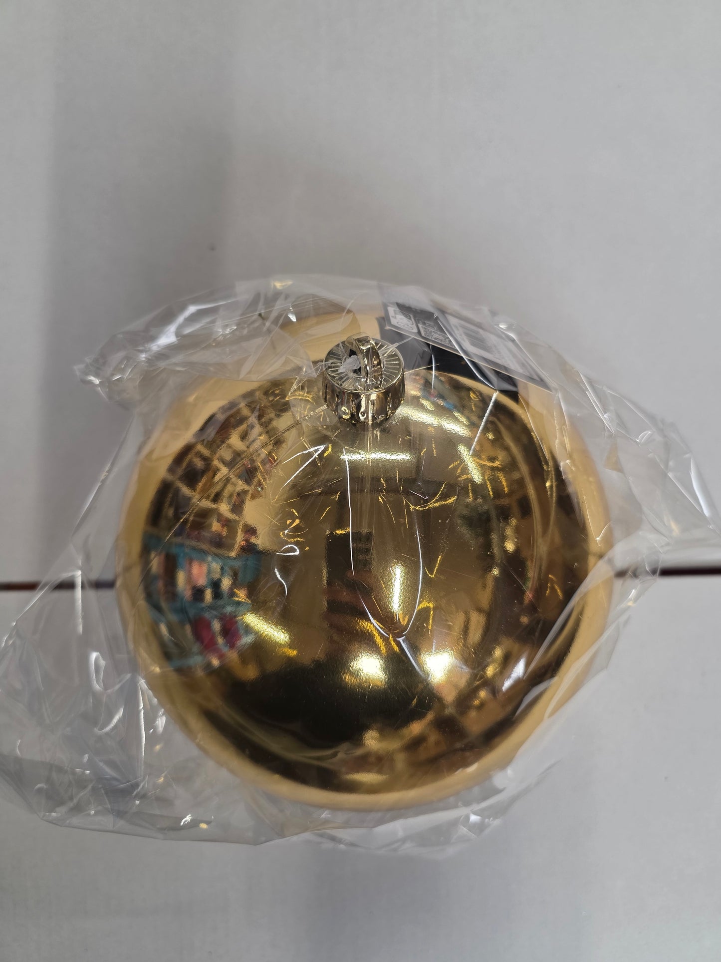 Bauble Unbreakable 20cm Shiny Gold X1