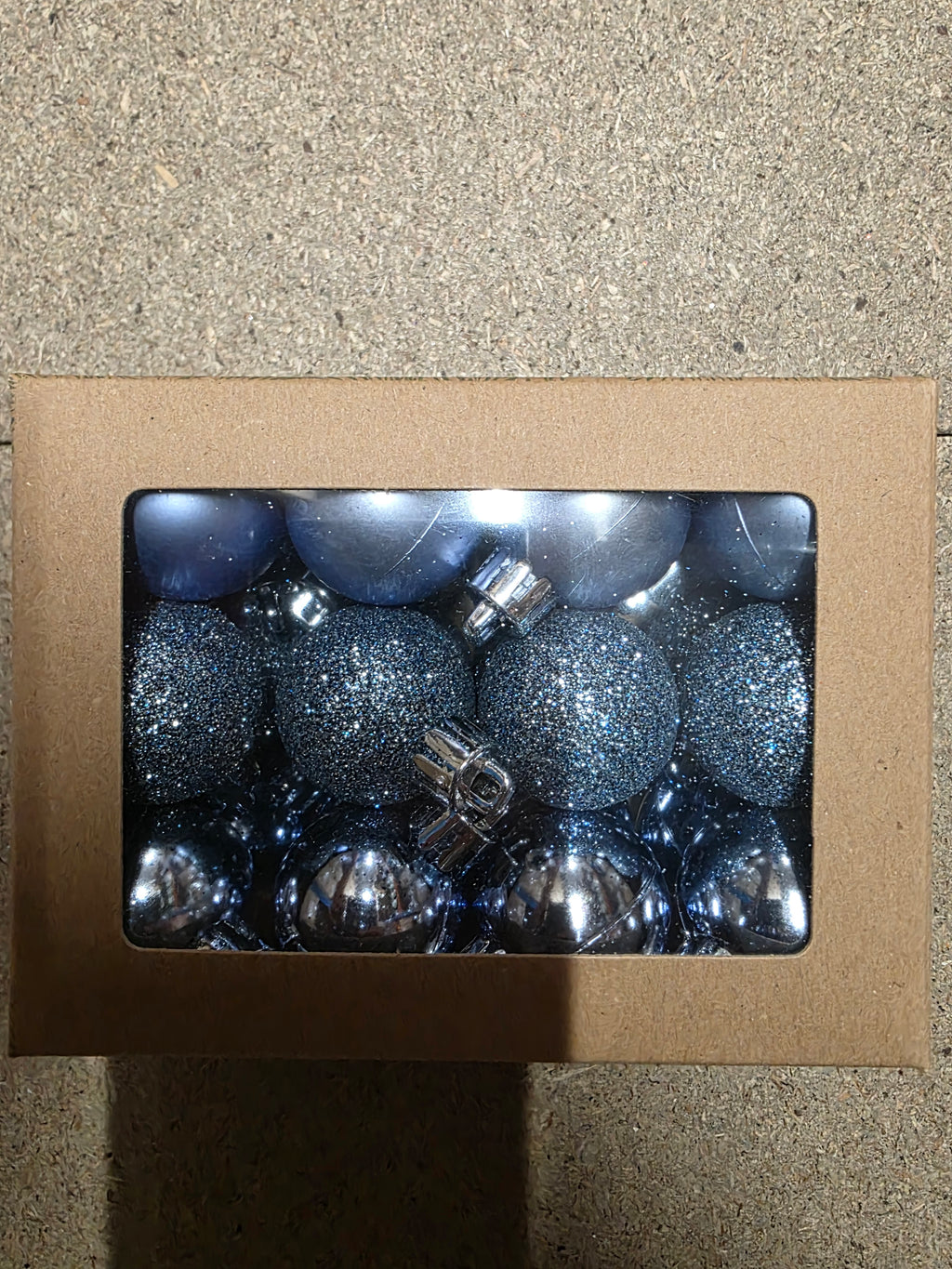 Baubles 30mm Cornflower X24