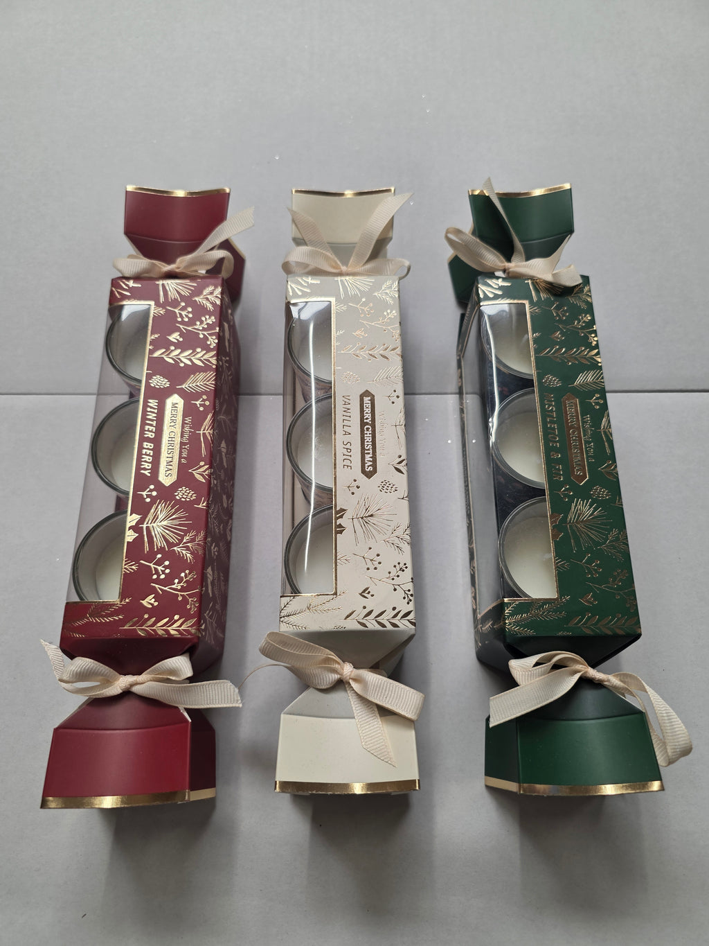 Candle Xmas Pot Cracker Assorted X1  (PACK OF 1)