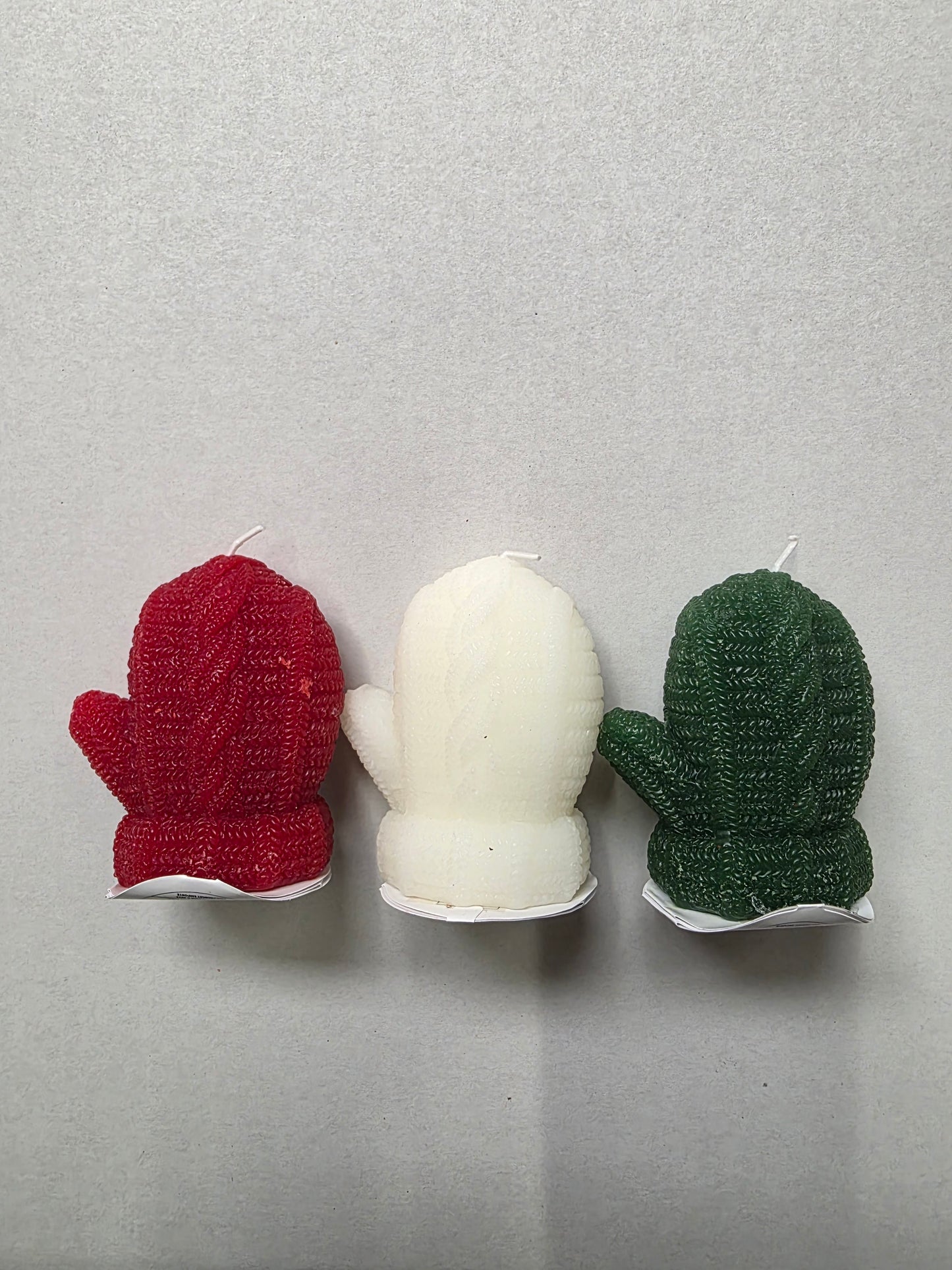 Mitten Candle 9cm X1  (PACK OF 3)