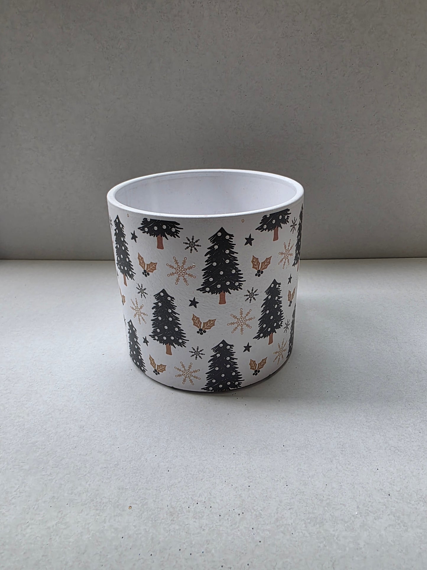 Ceramic Pot Christmas Tree 14x12.5cm