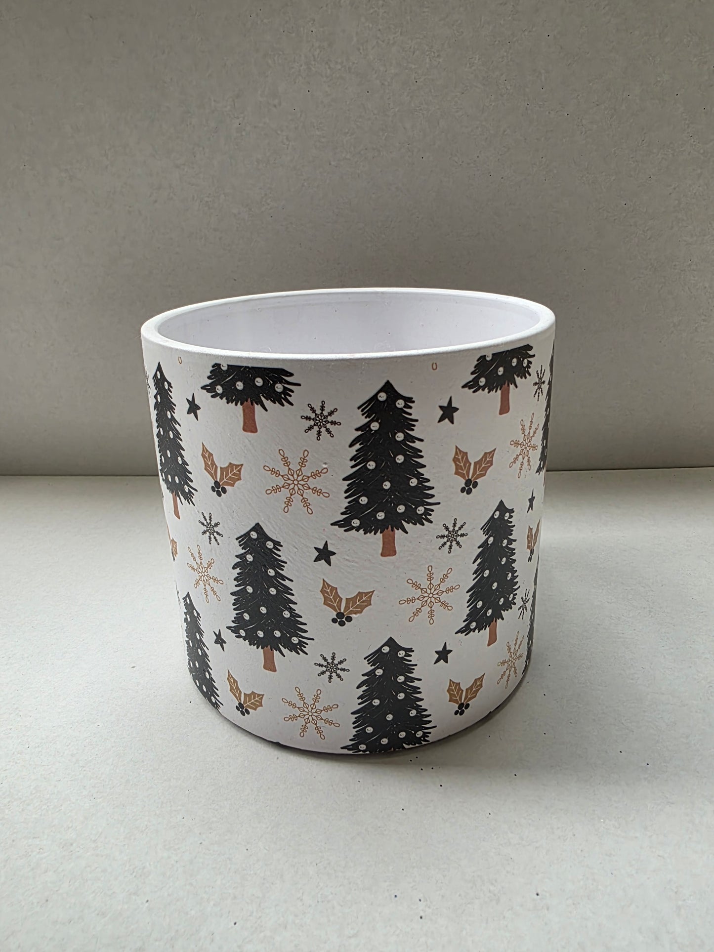 Ceramic Pot Christmas Tree 14x12.5cm