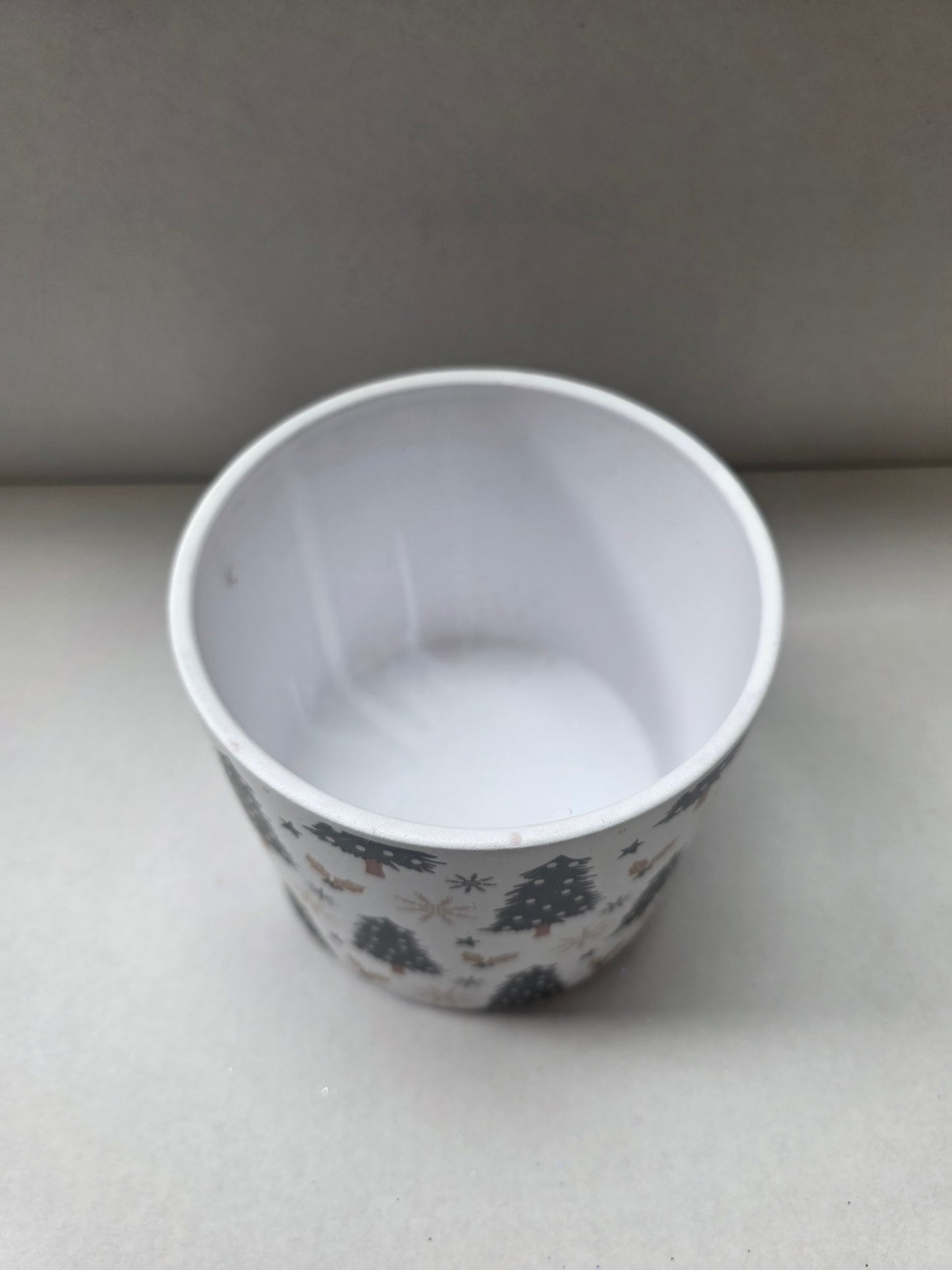 Ceramic Pot Christmas Tree 14x12.5cm