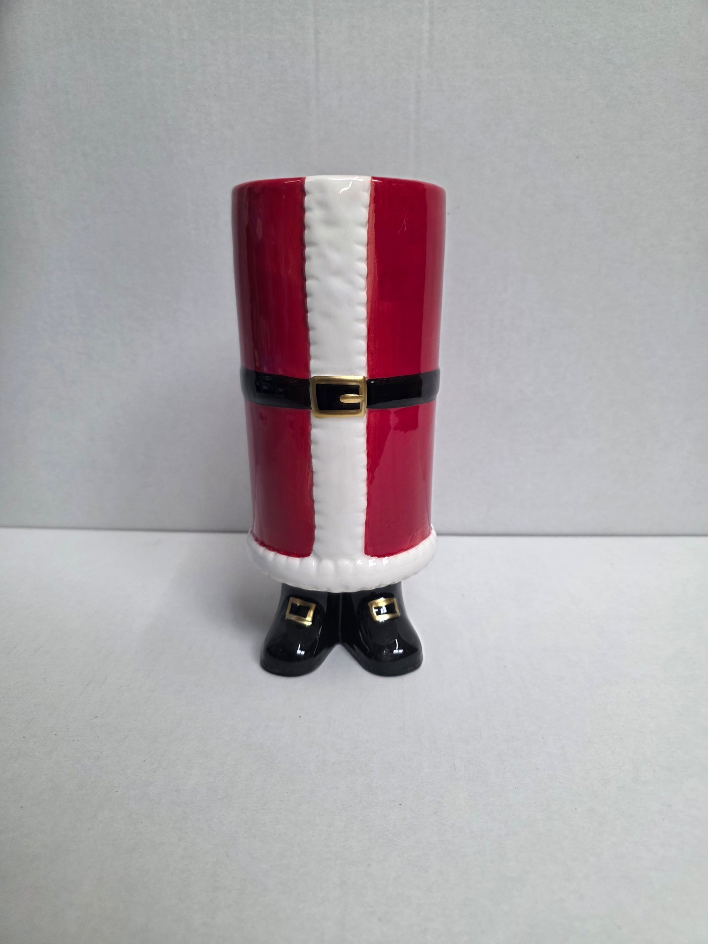 Ceramic Vase Santa Red 22x10cm
