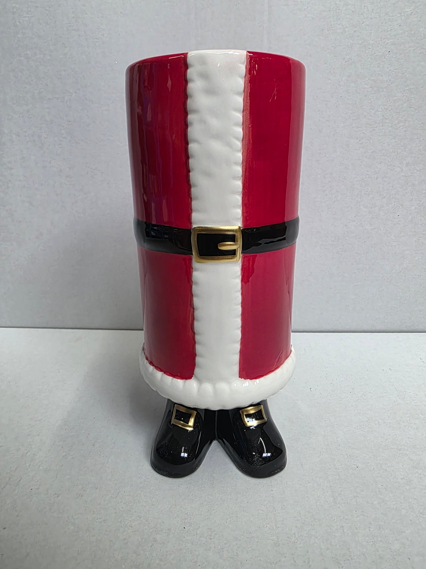 Ceramic Vase Santa Red 22x10cm
