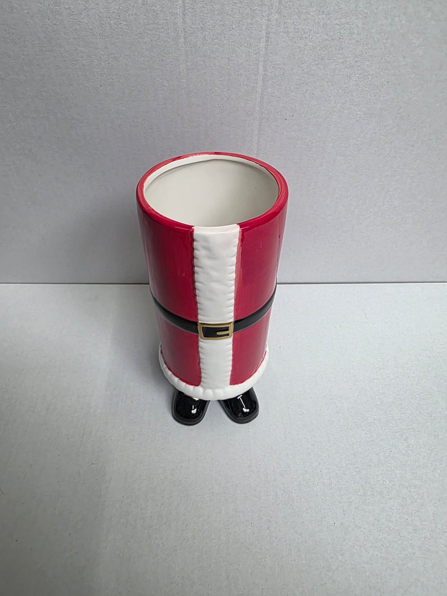 Ceramic Vase Santa Red 22x10cm