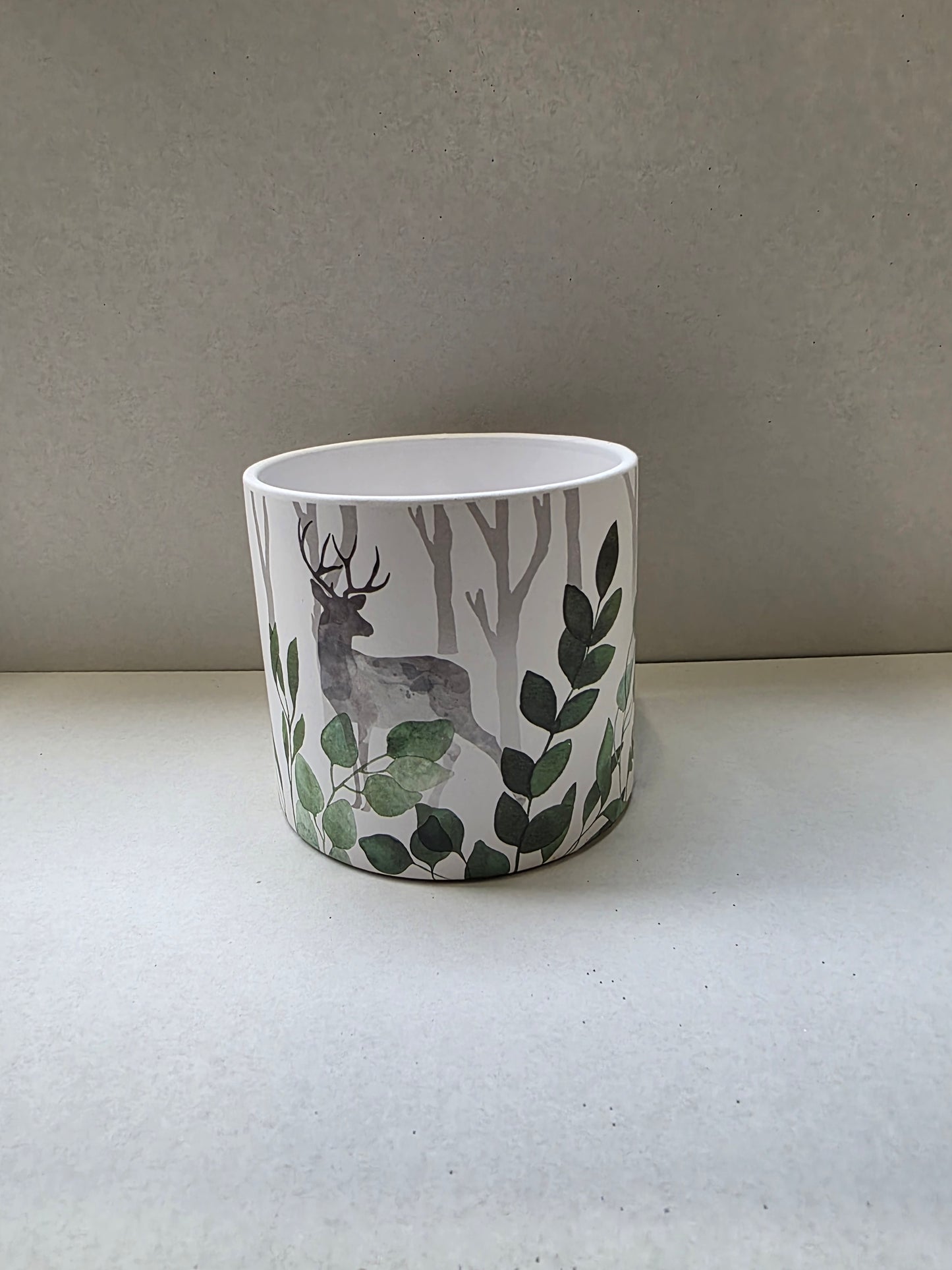 Ceramic Woodland Pot 14x12.5cm