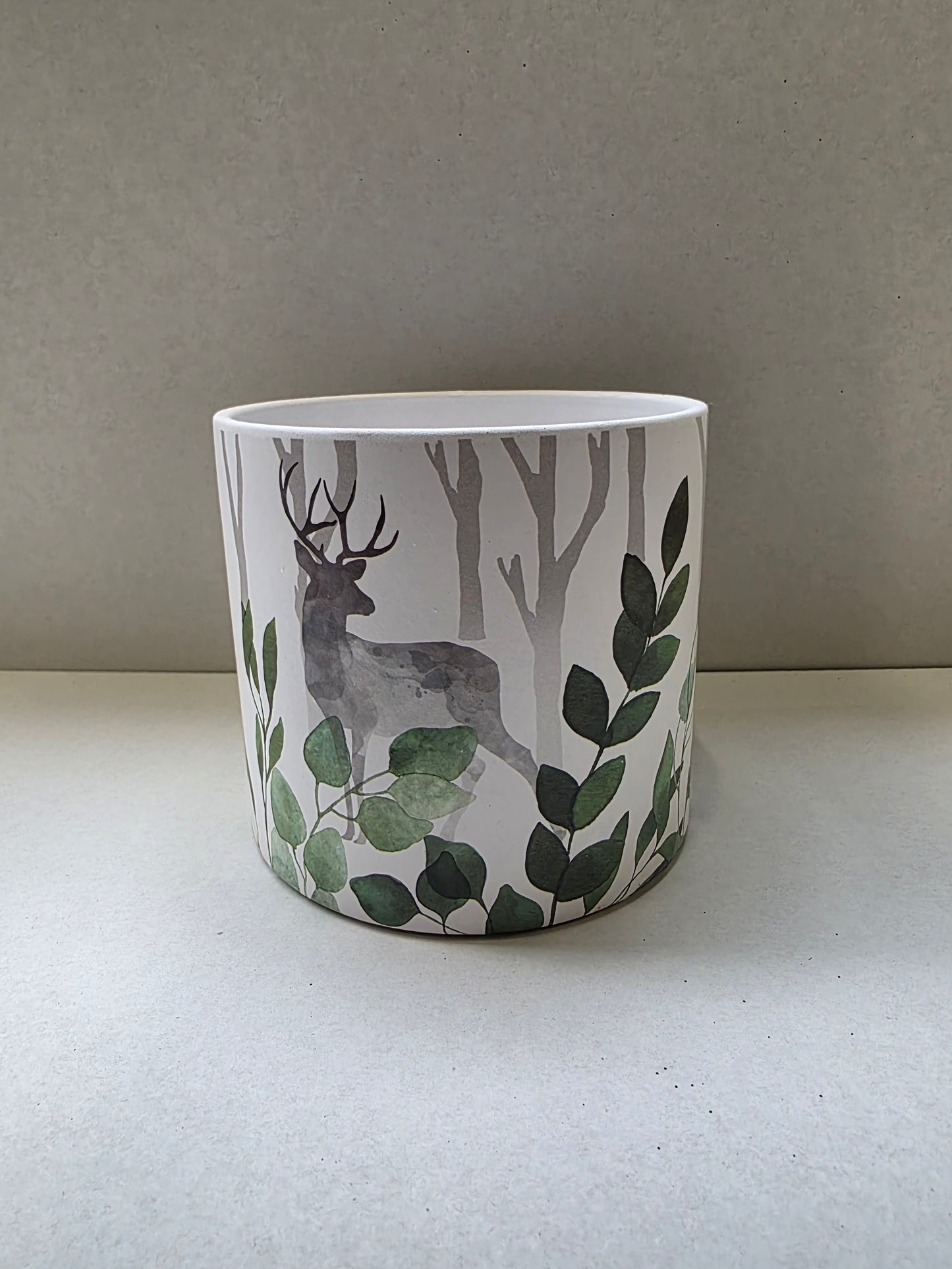 Ceramic Woodland Pot 14x12.5cm