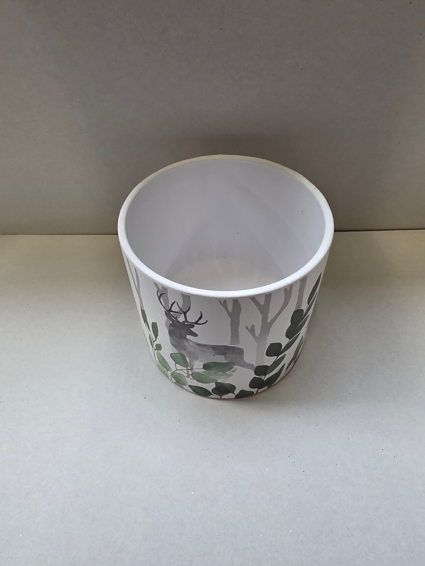 Ceramic Woodland Pot 14x12.5cm