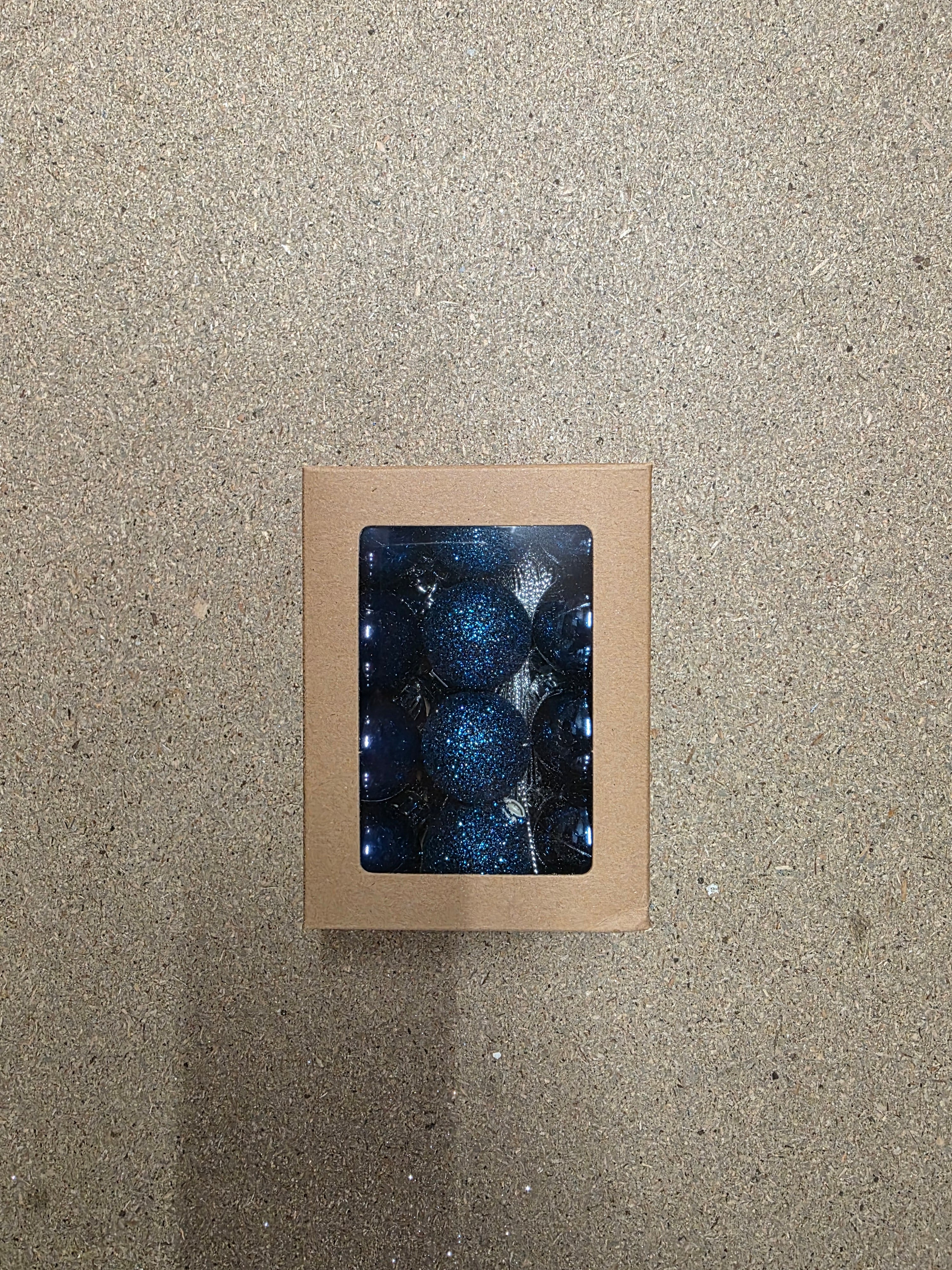 Baubles Multi Finish 30mm Mid Blue X24