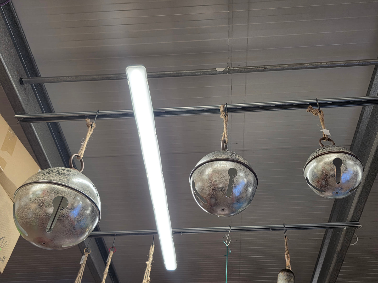 Hanger Snow Bell Set Of 3 Silver