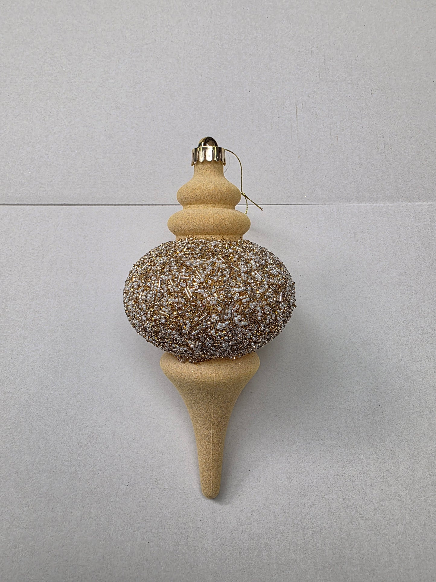 Hanging Finial Cream 25x11cm