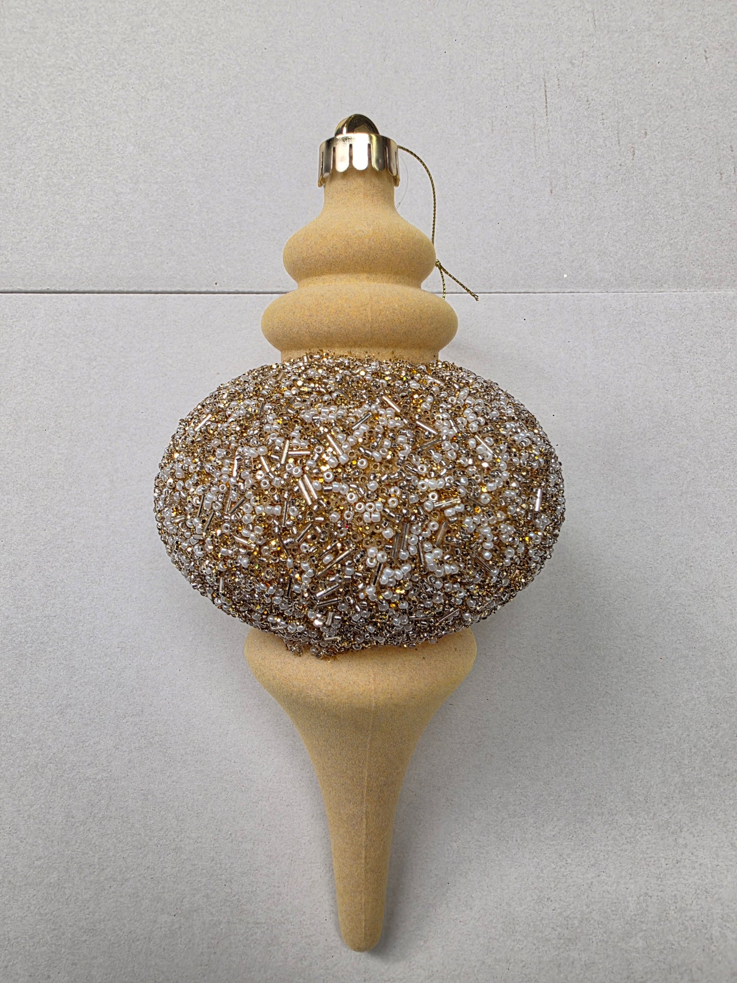 Hanging Finial Cream 25x11cm