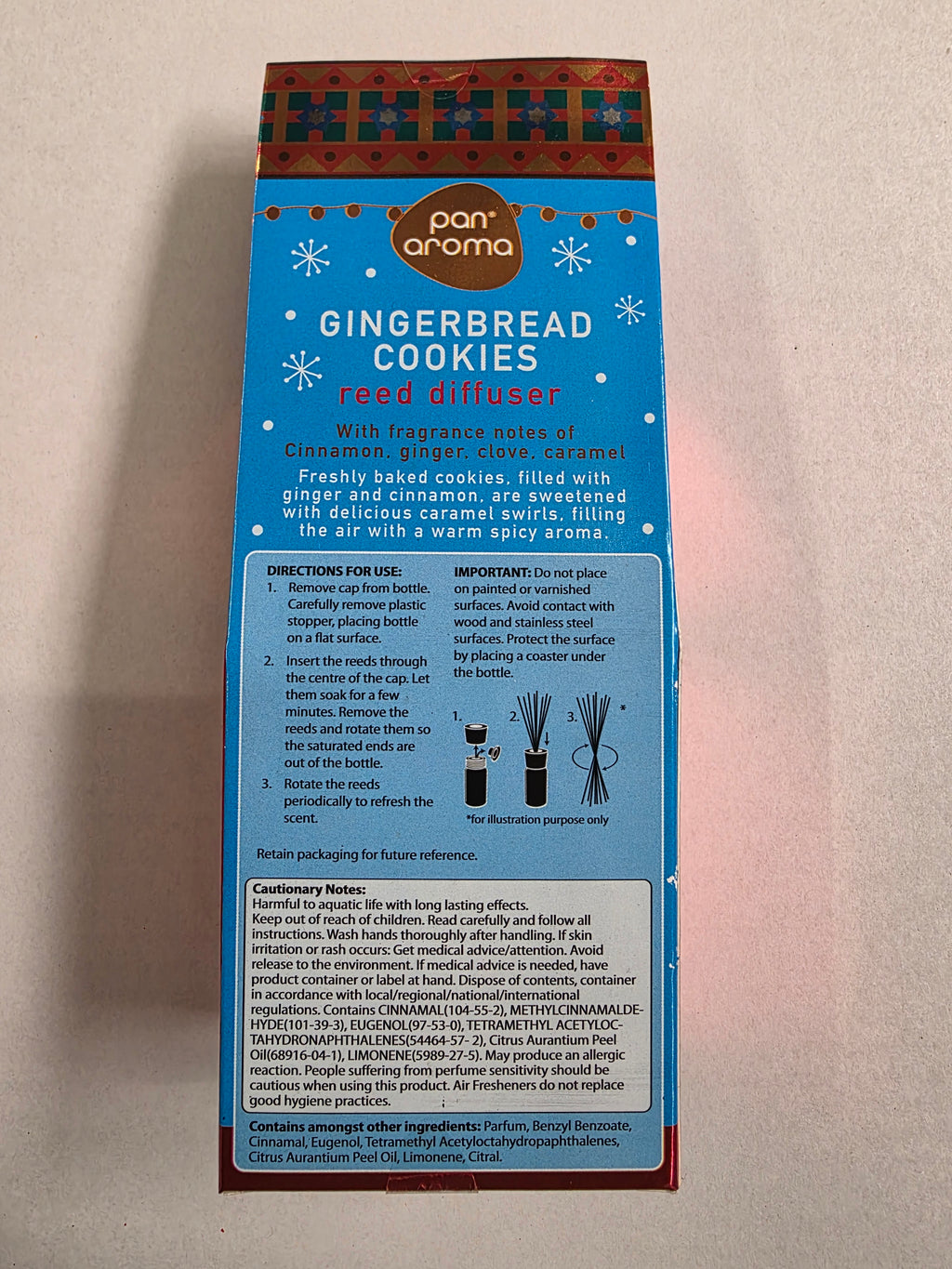 Reed Diffuser Gingerbread Cookies 50ml  (PACK OF 2)