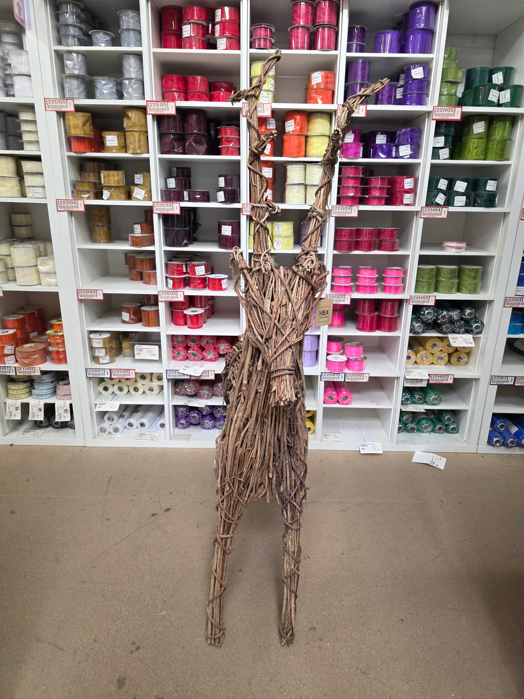 Reindeer Standing Vine 137cm