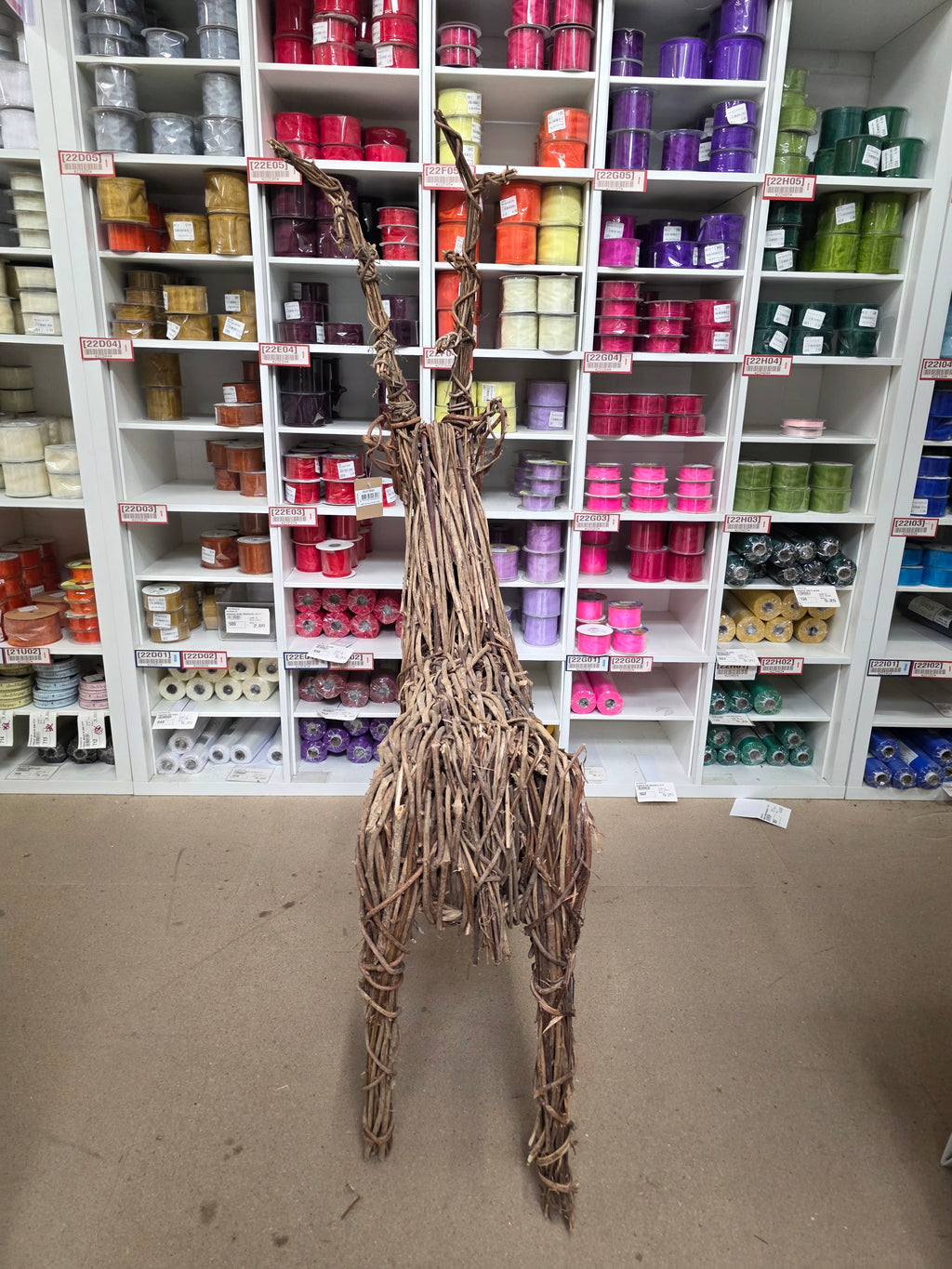 Reindeer Standing Vine 137cm