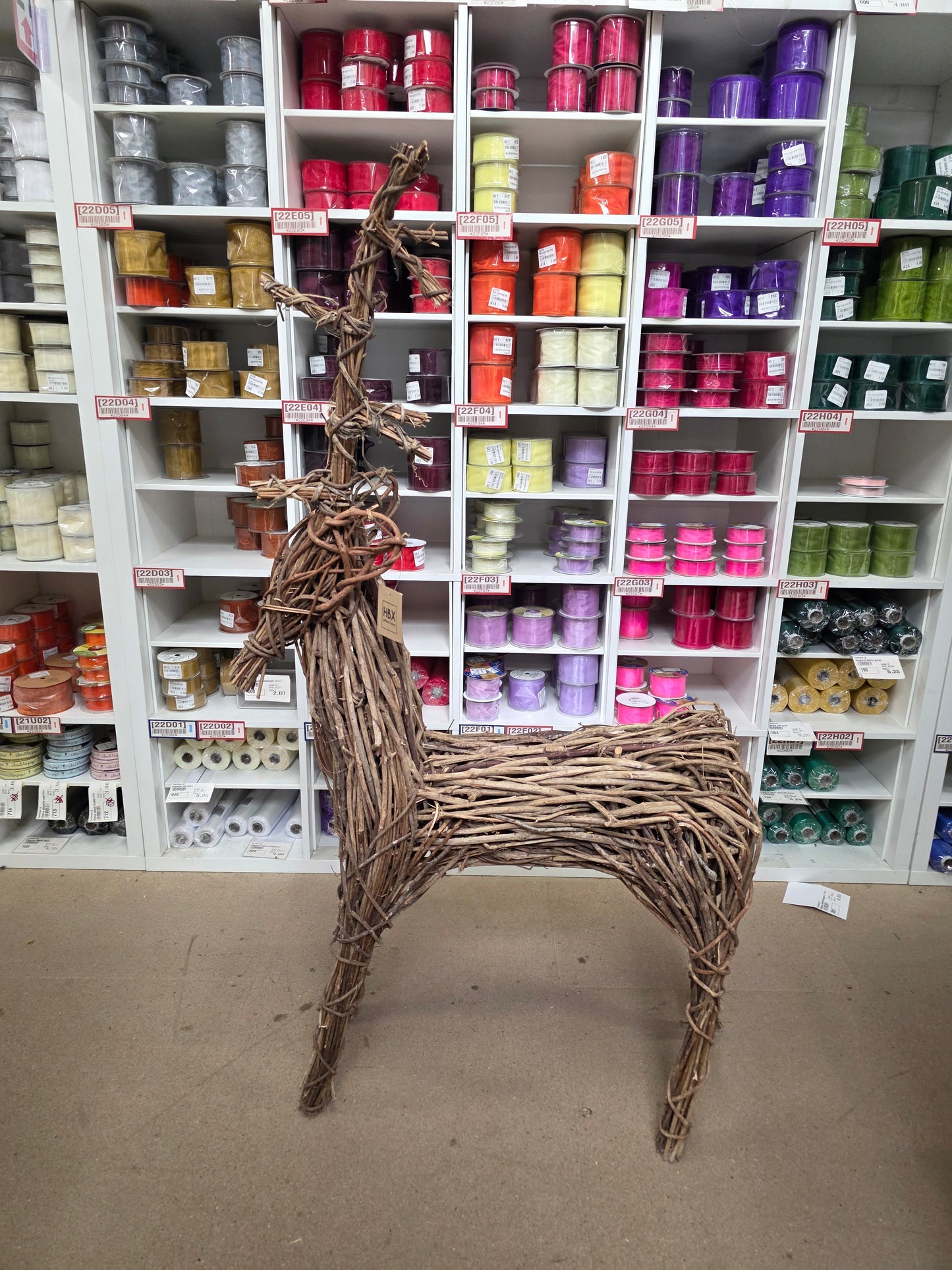 Reindeer Standing Vine 137cm