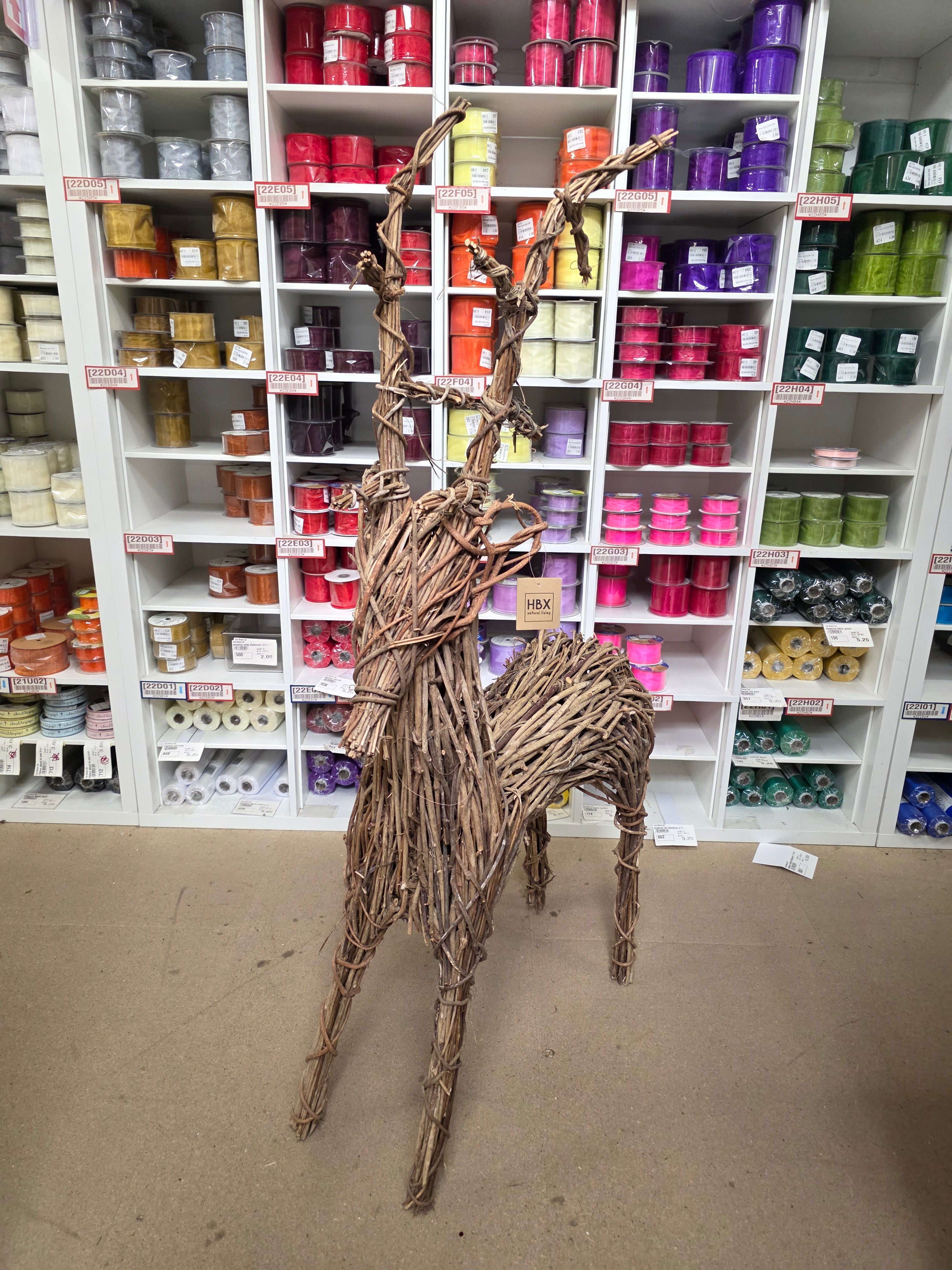 Reindeer Standing Vine 137cm