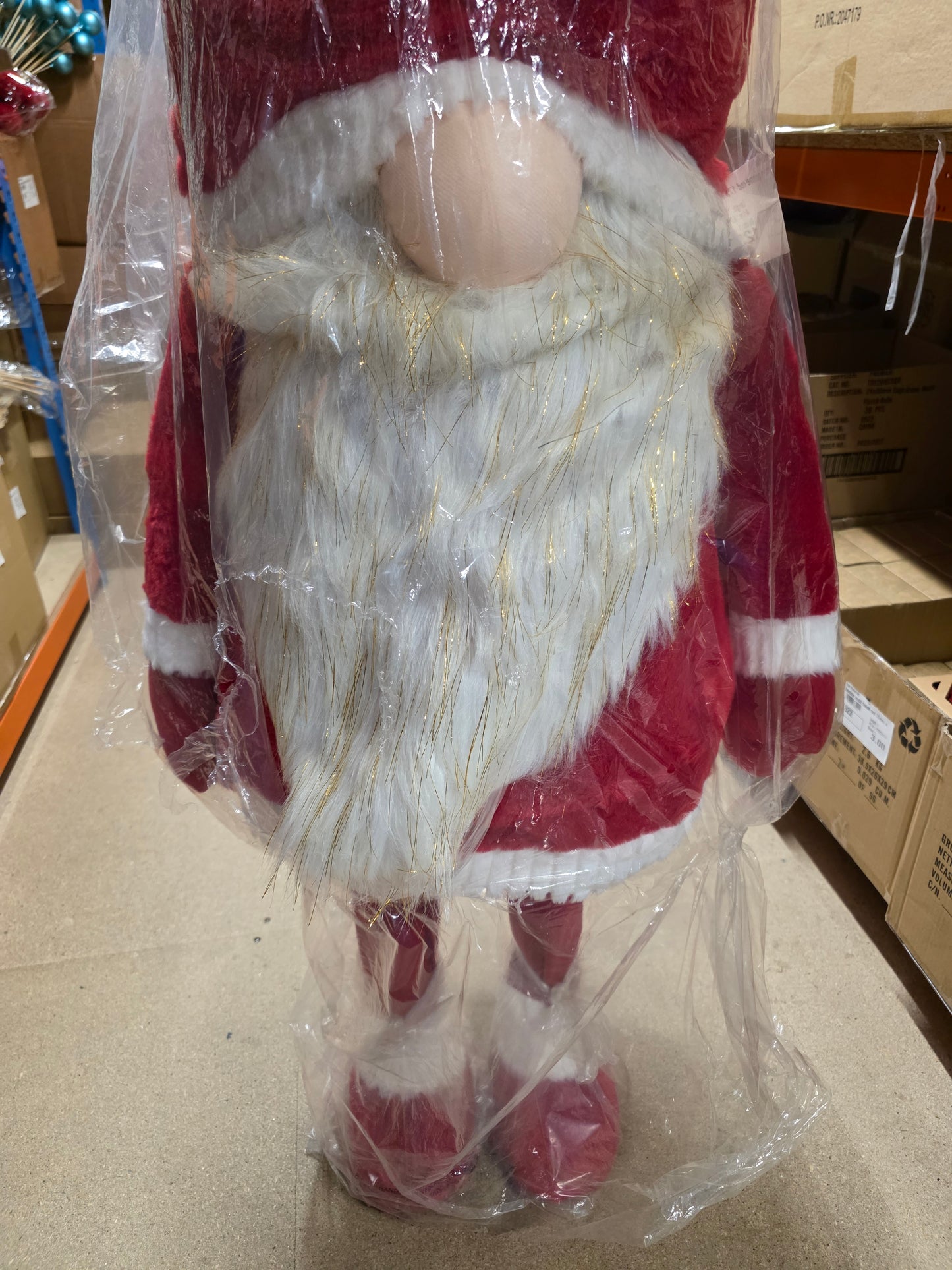 Standing Gnome Red 173x55x42cm