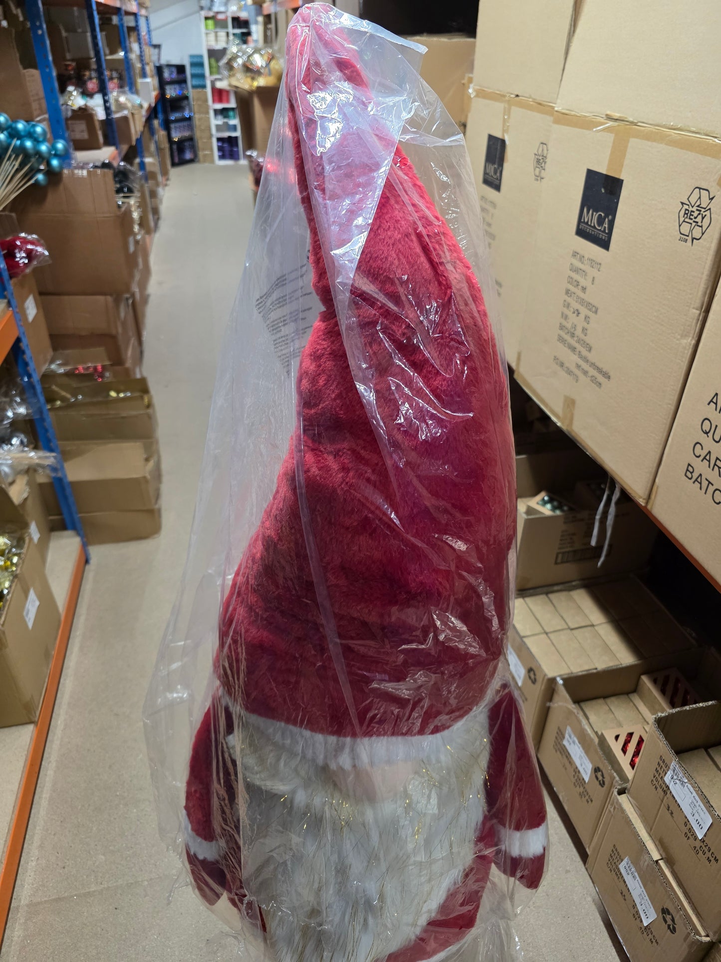 Standing Gnome Red 173x55x42cm