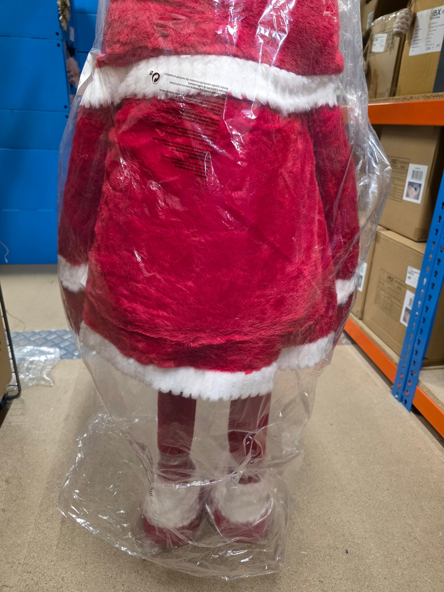 Standing Gnome Red 173x55x42cm