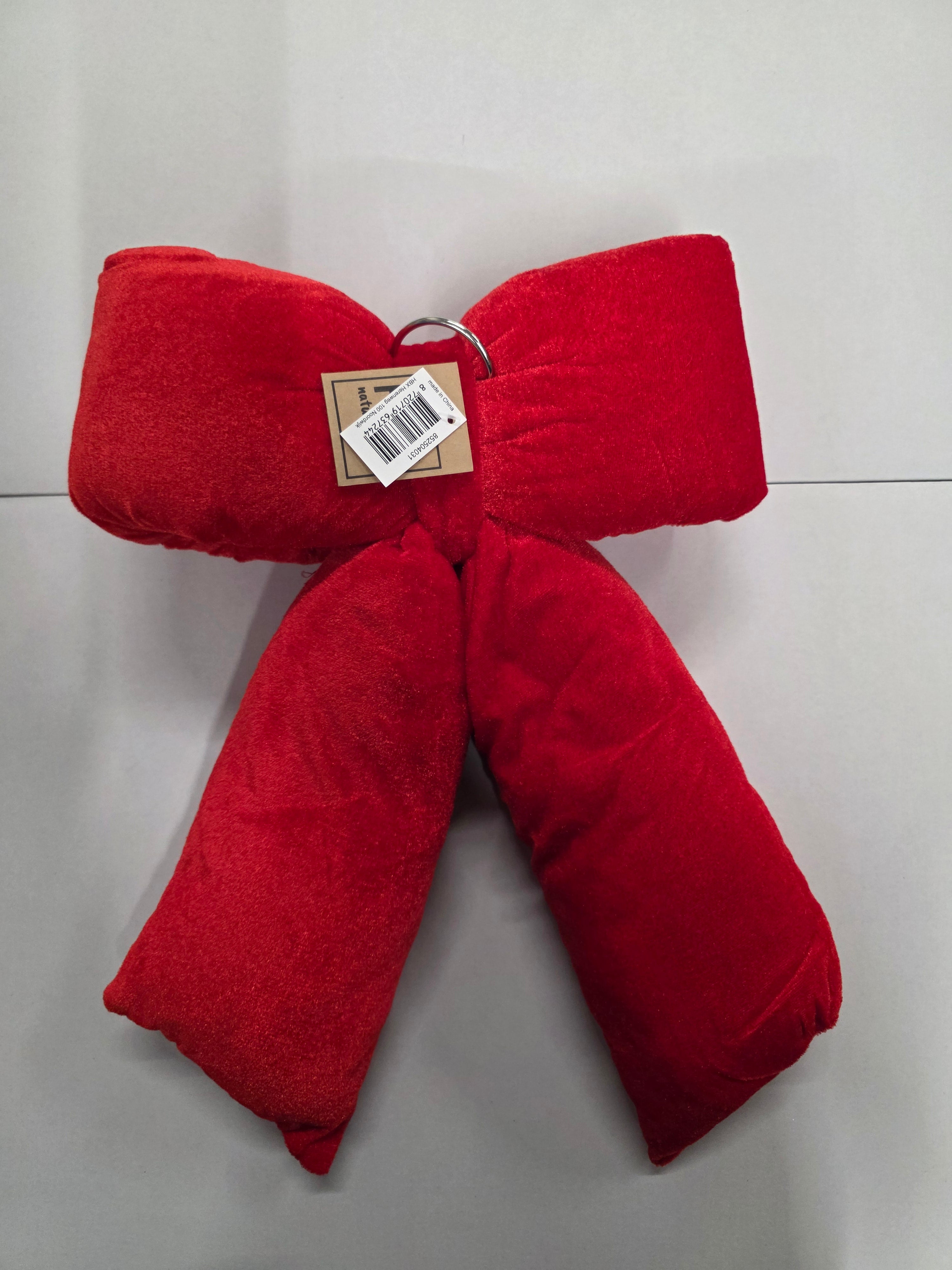 Bow Cushioned Grace Red 39x31cm