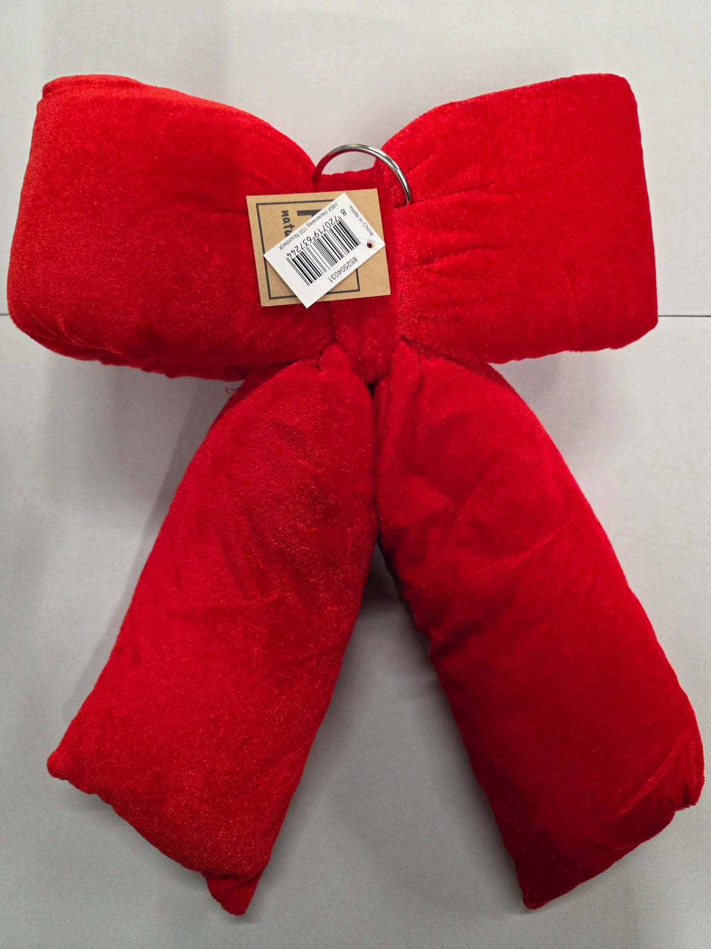 Bow Cushioned Grace Red 39x31cm