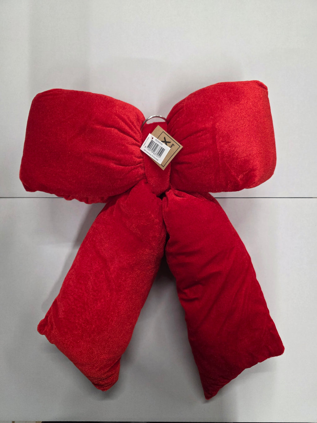 Bow Cushioned Grace Red 53x28cm