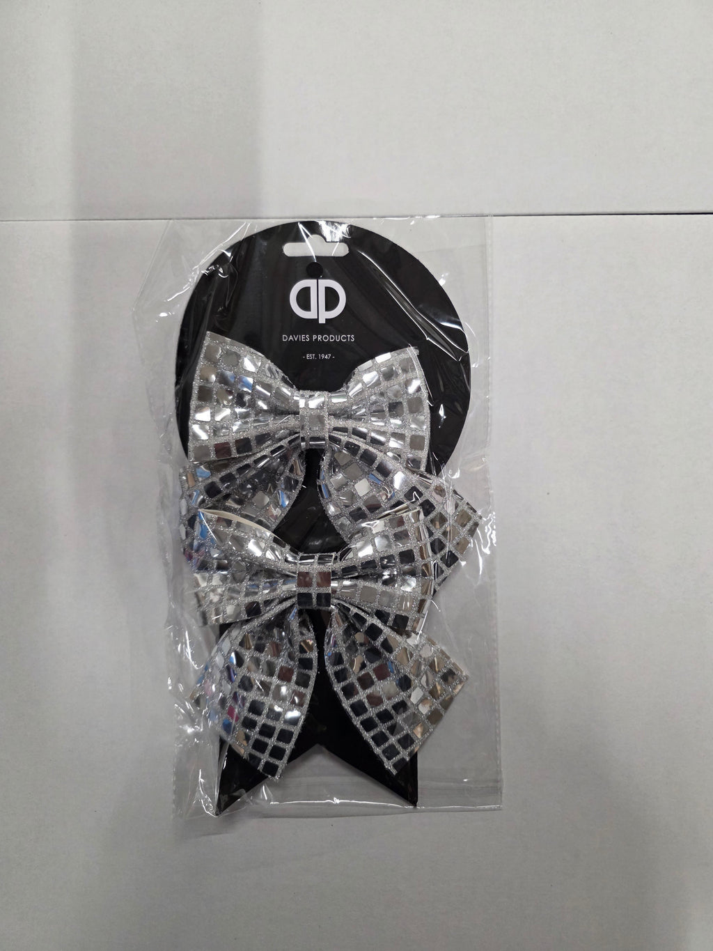 Bow Disco Bows 12x13cm X2  (PACK OF 2)