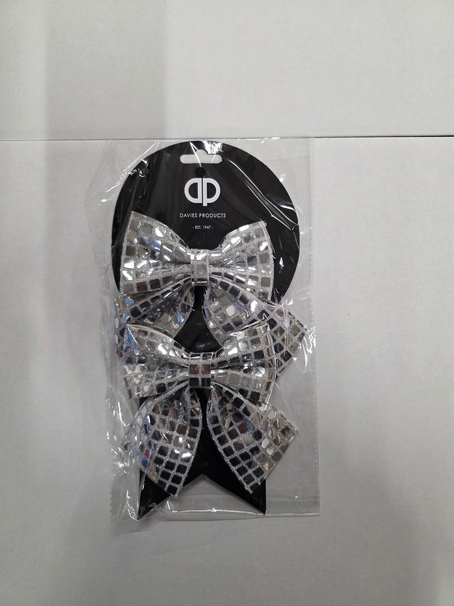 Bow Disco Bows 12x13cm X2  (PACK OF 2)