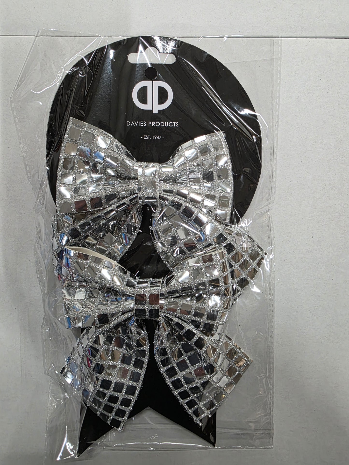 Bow Disco Bows 12x13cm X2  (PACK OF 2)