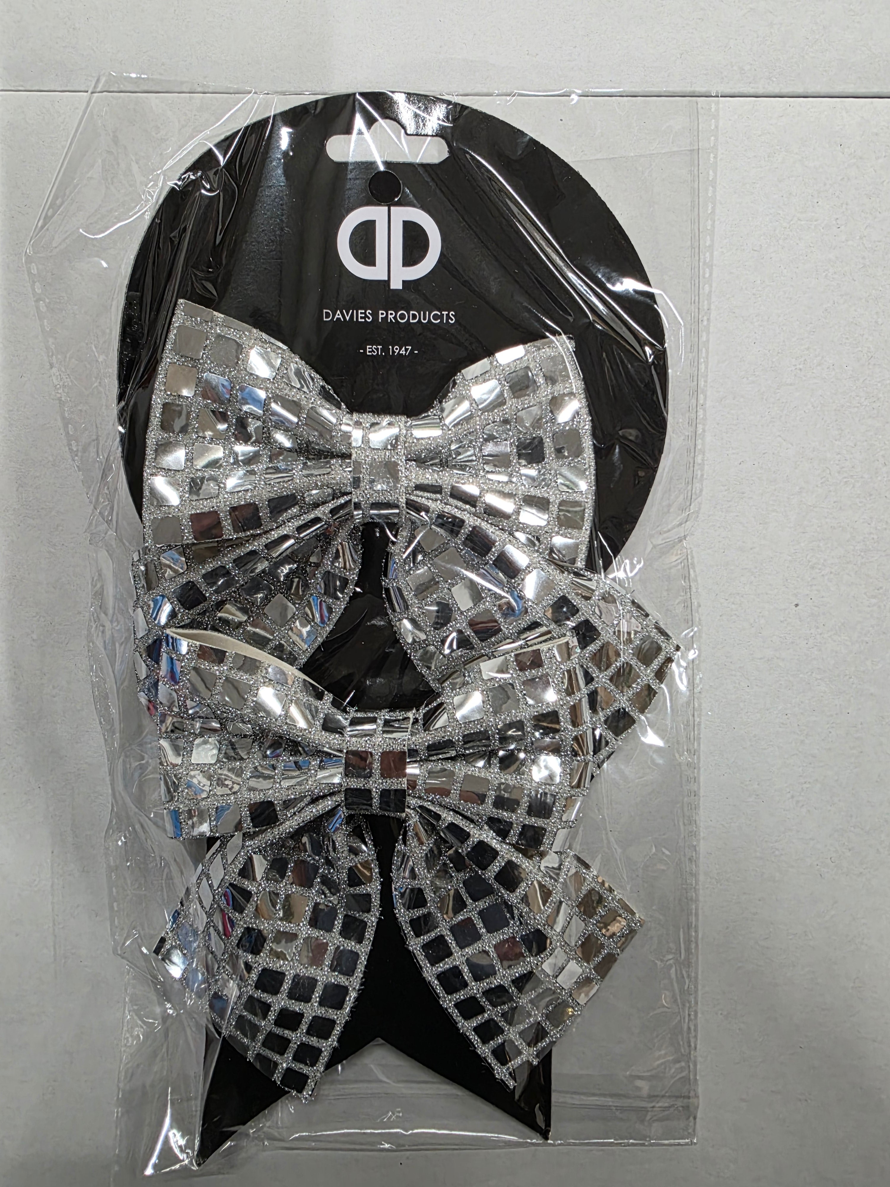 Bow Disco Bows 12x13cm X2  (PACK OF 2)