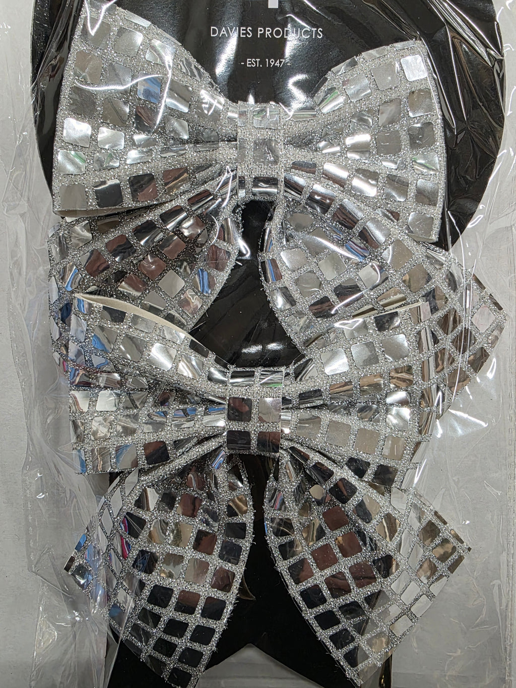 Bow Disco Bows 12x13cm X2  (PACK OF 2)