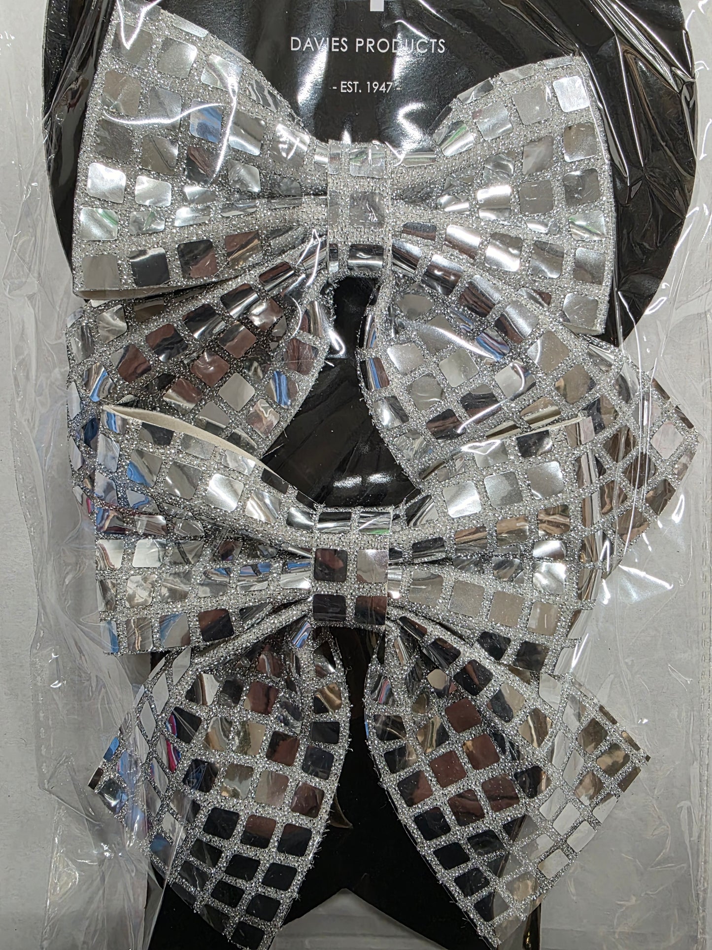 Bow Disco Bows 12x13cm X2  (PACK OF 2)