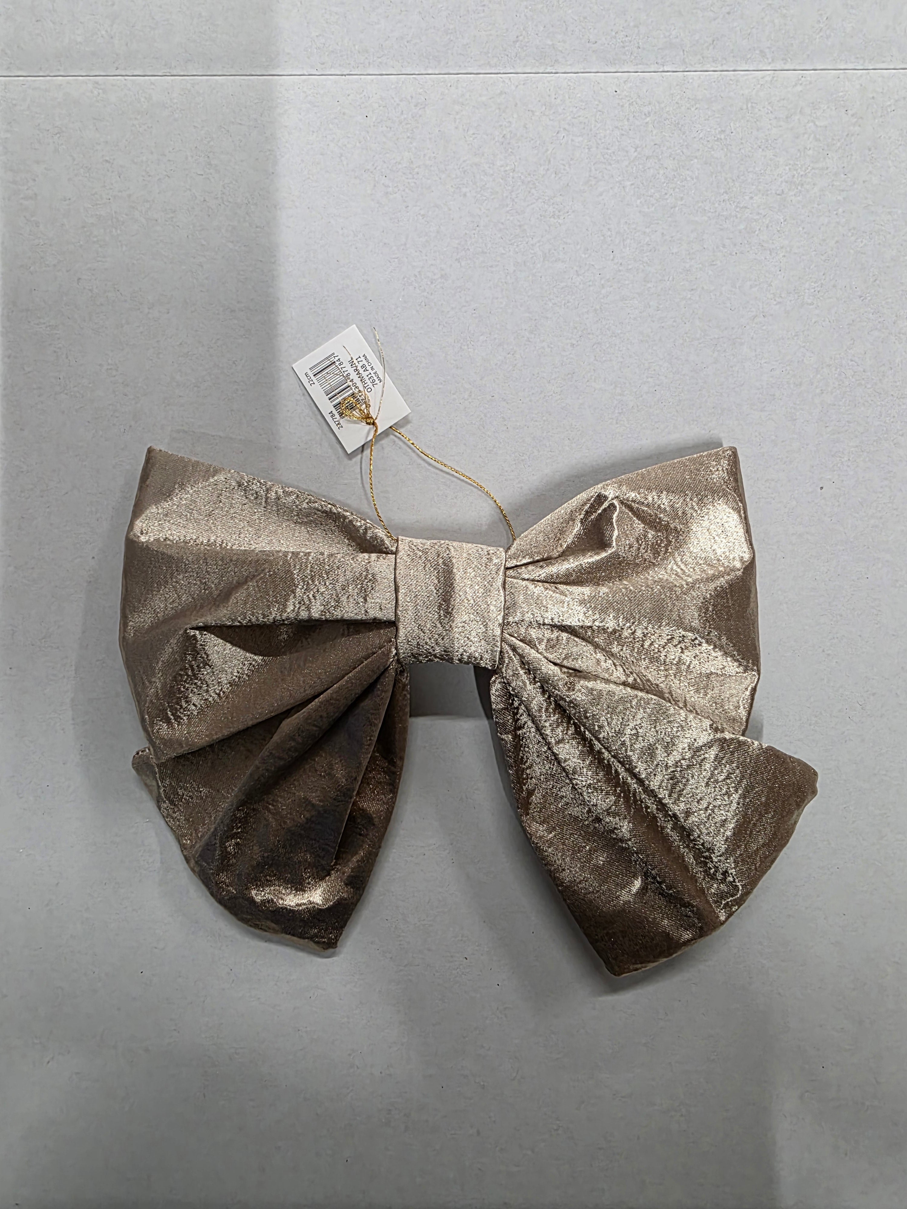 Bow Fabric 22x19cm Dark Red