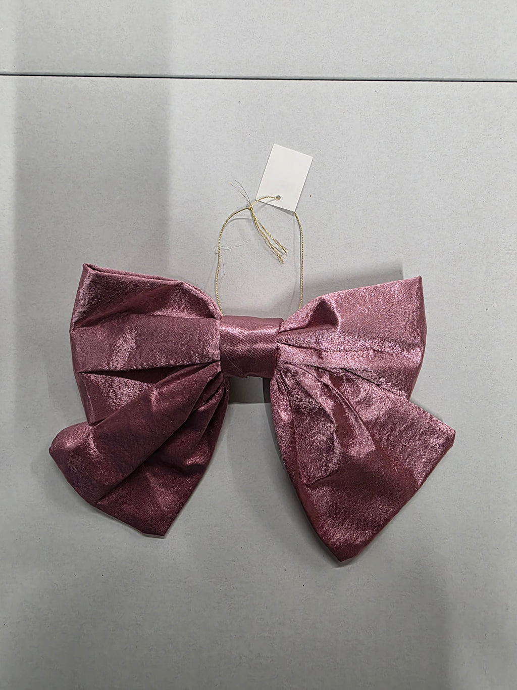 Bow Fabric 22x19cm Pink