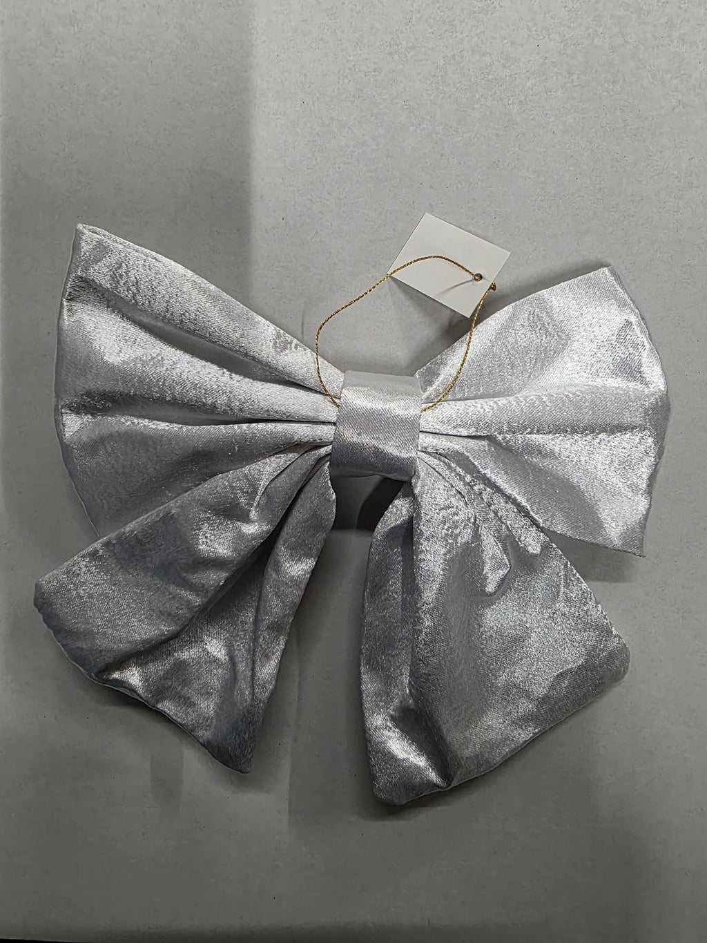 Bow Fabric 22x19cm White