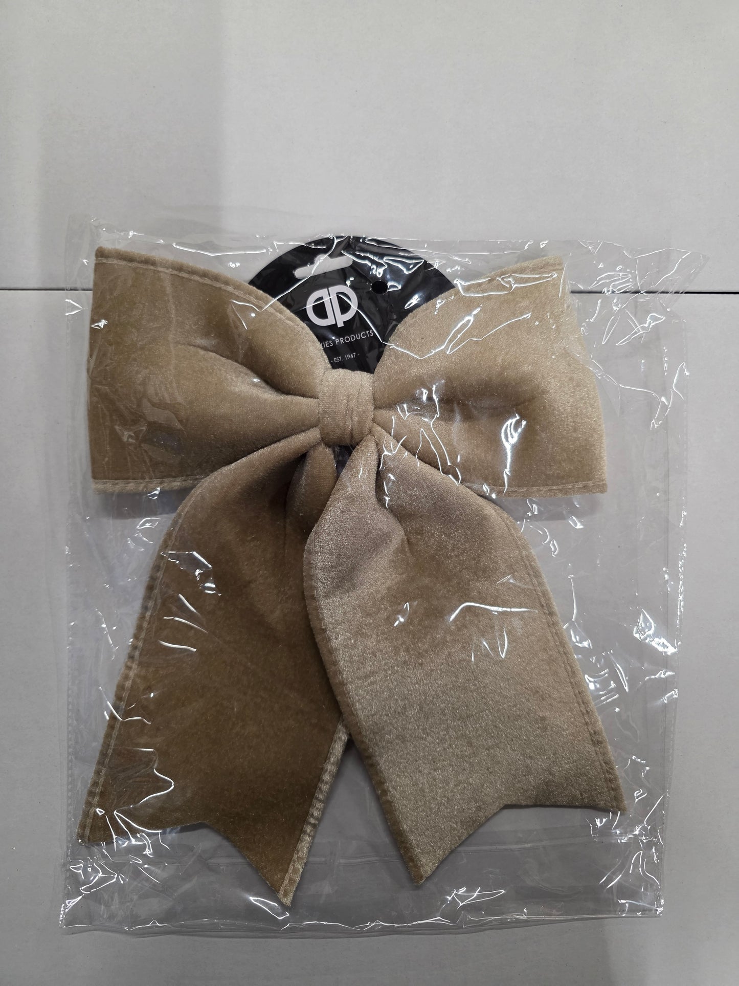 Bow Velvet Beige 30x35cm