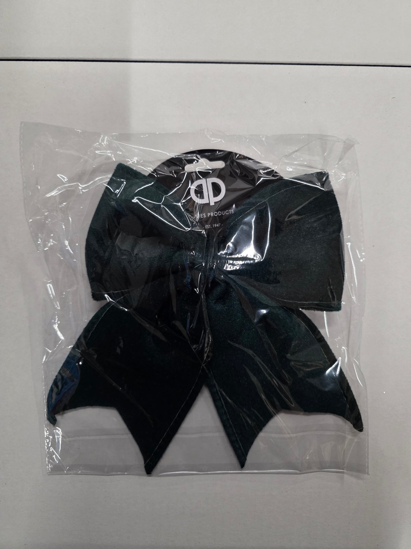 Bow Velvet Dark Green 20x24cm