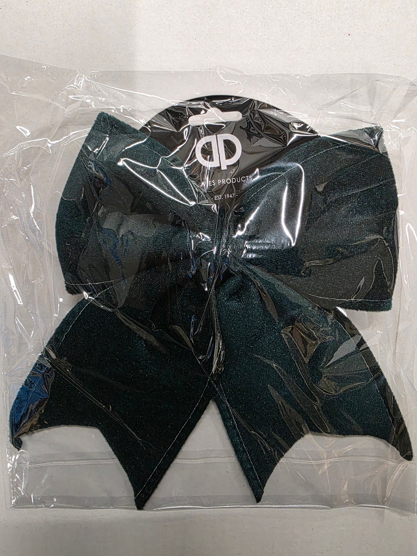 Bow Velvet Dark Green 20x24cm