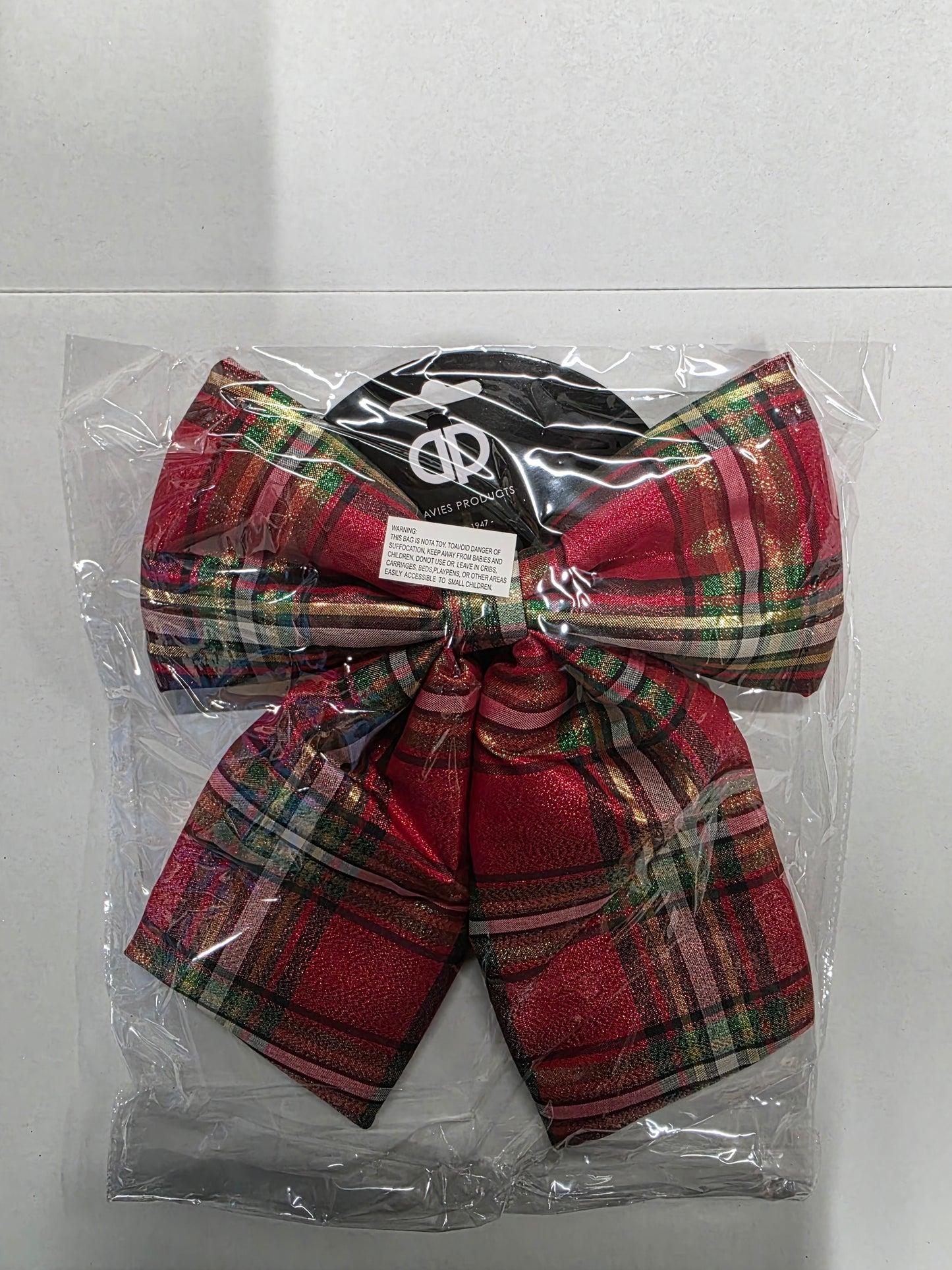 Bow Tartan 24x28cm  (PACK OF 2)