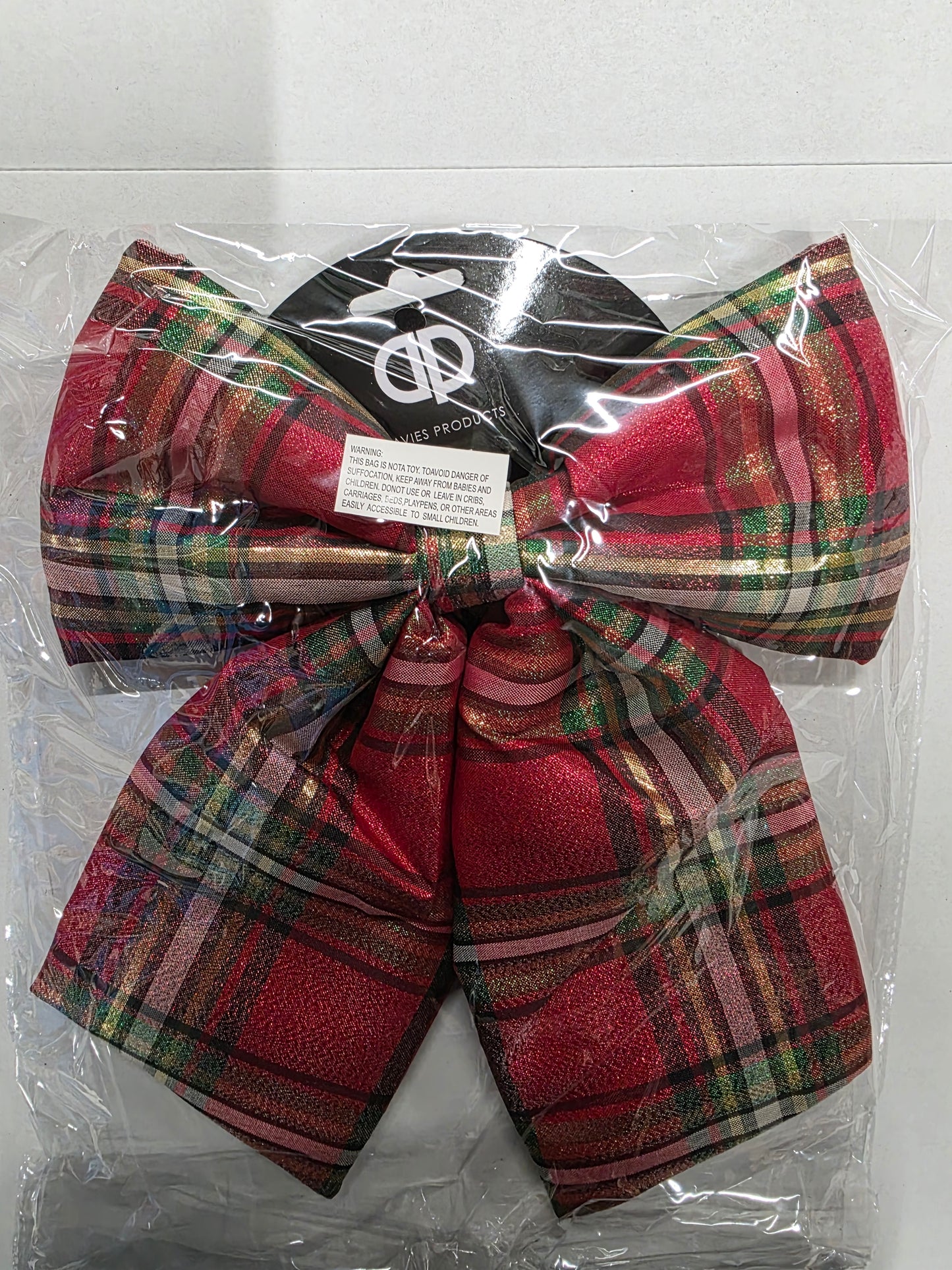 Bow Tartan 24x28cm  (PACK OF 2)