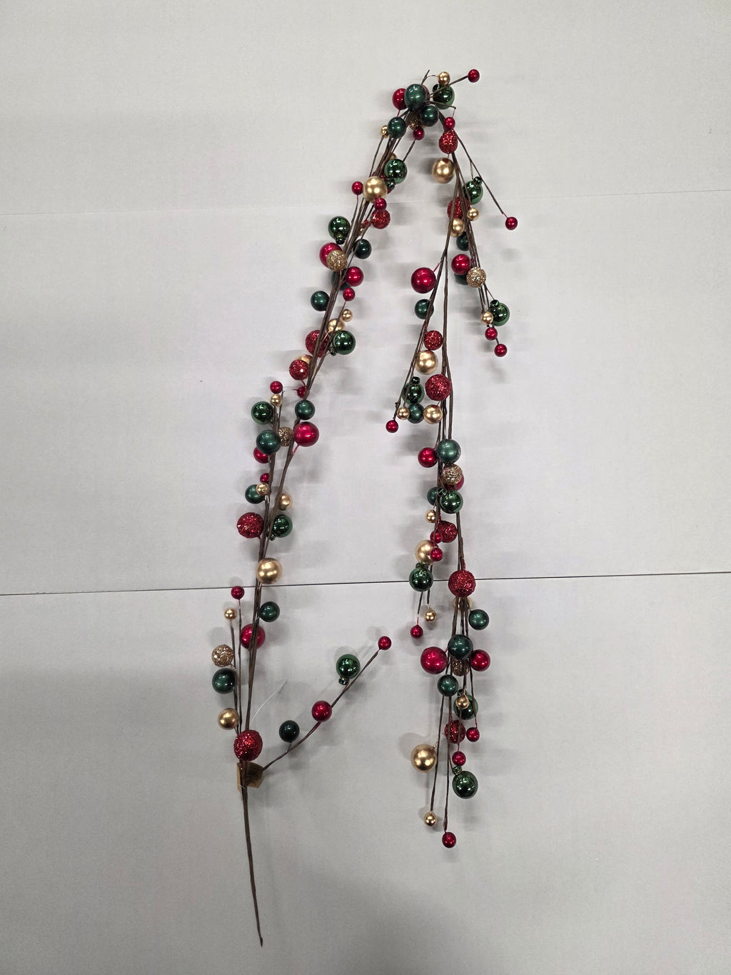Garland Bauble Green, Gold & Red 150cm