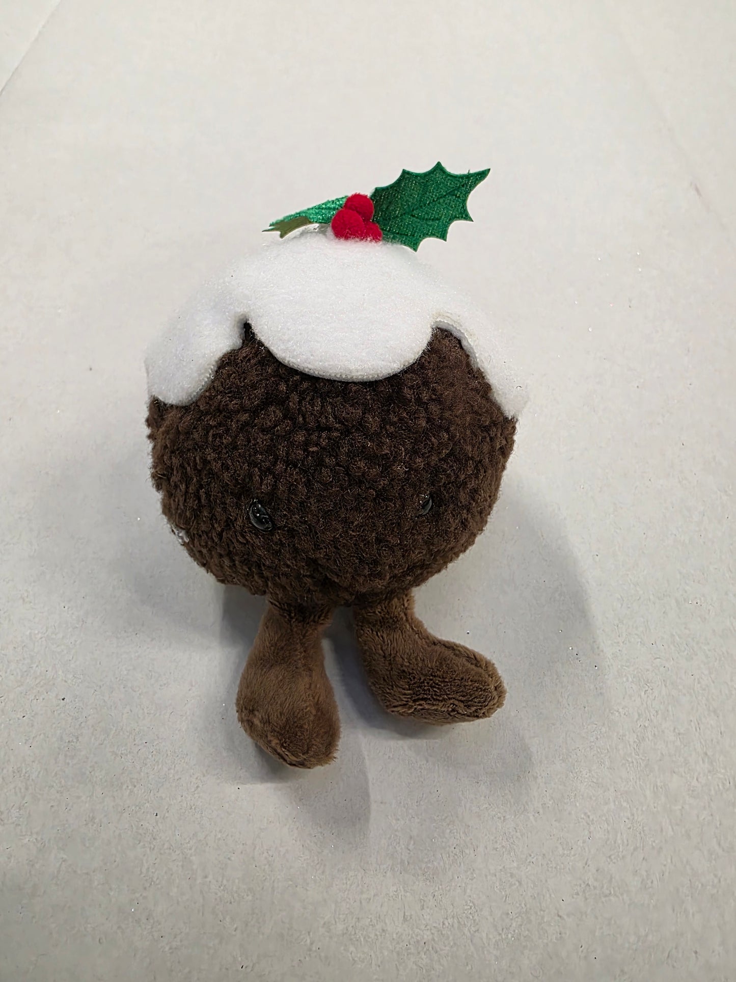 Hanging Plush Christmas Pudding 16cm