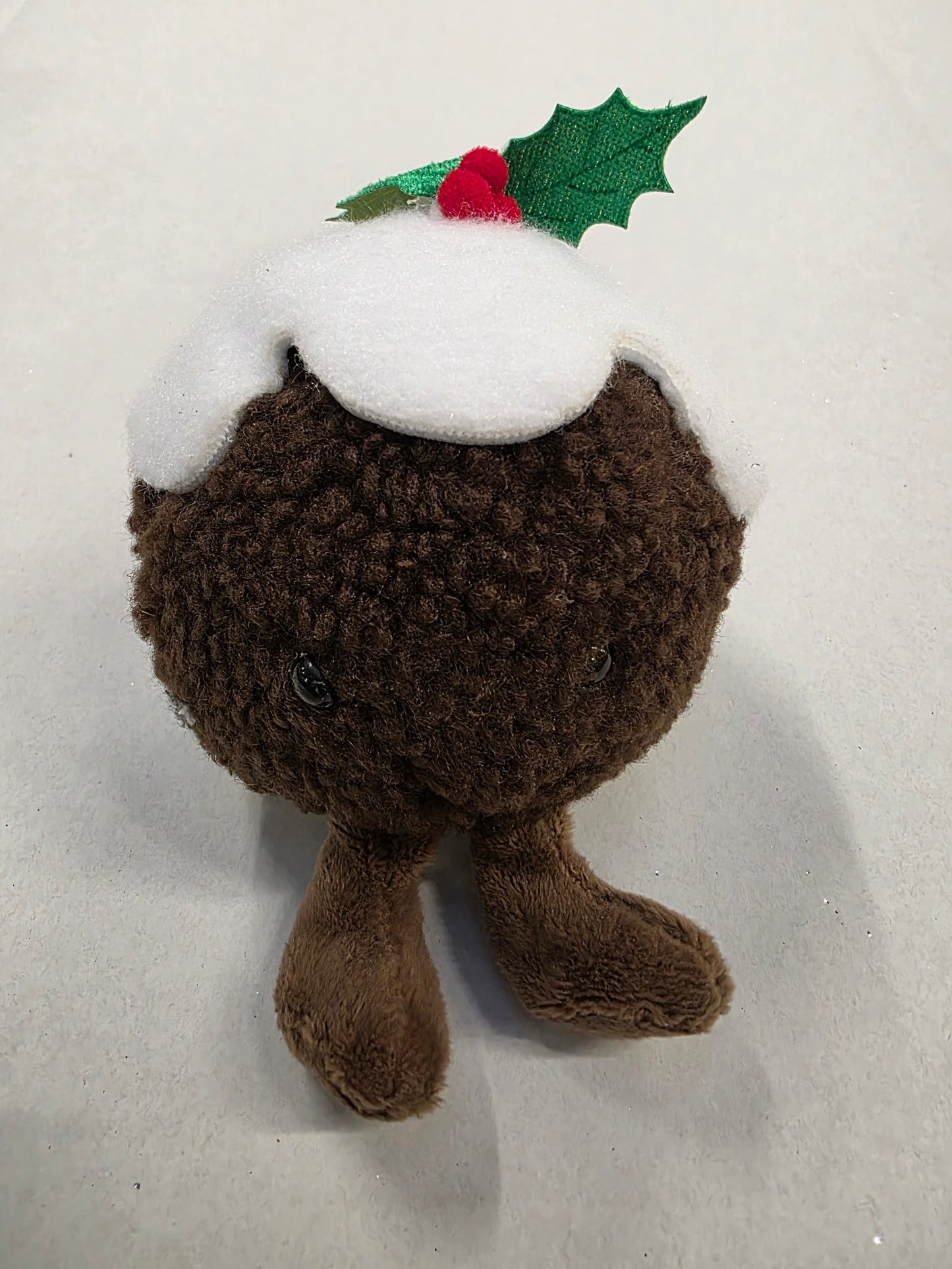 Hanging Plush Christmas Pudding 16cm
