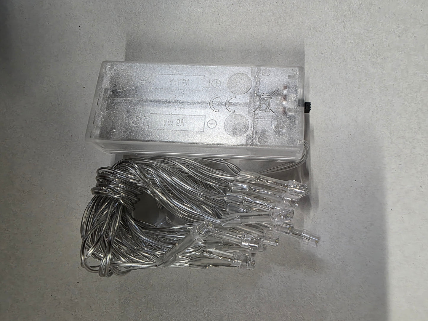 L E D String Lights White X20  (PACK OF 2)