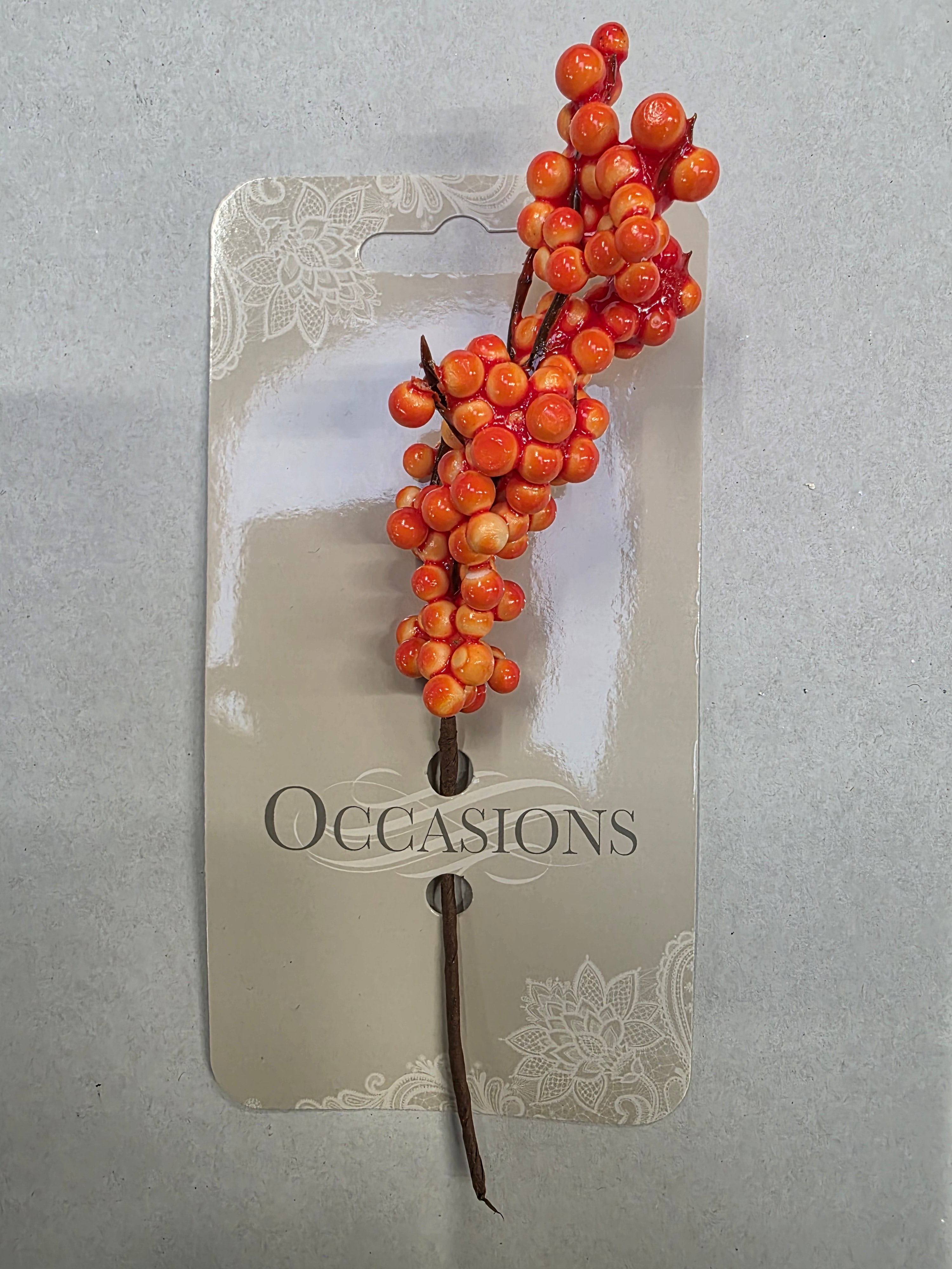Pepperberries Orange 20cm  (PACK OF 3)