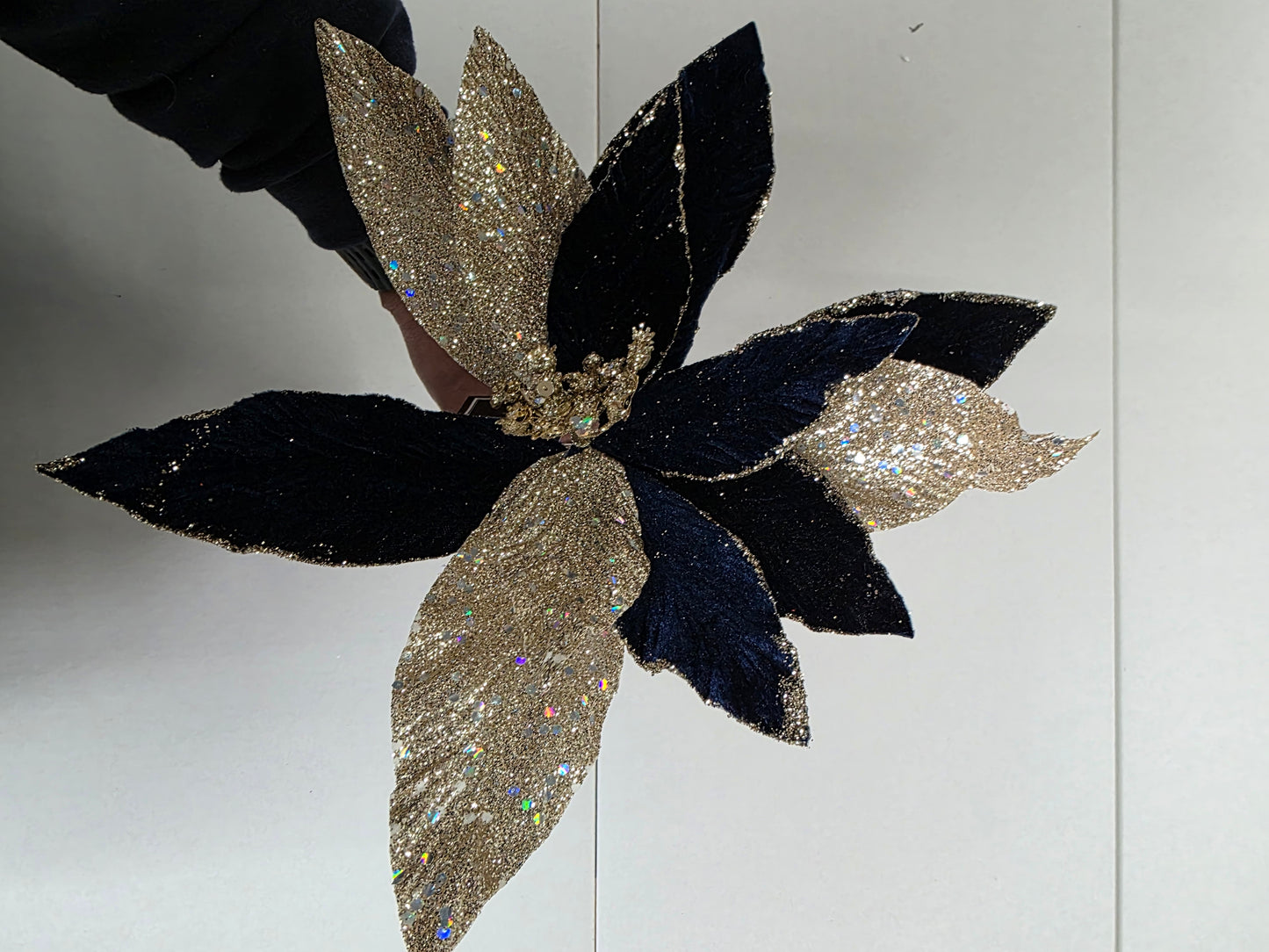 Flower Navy Champange 30cm